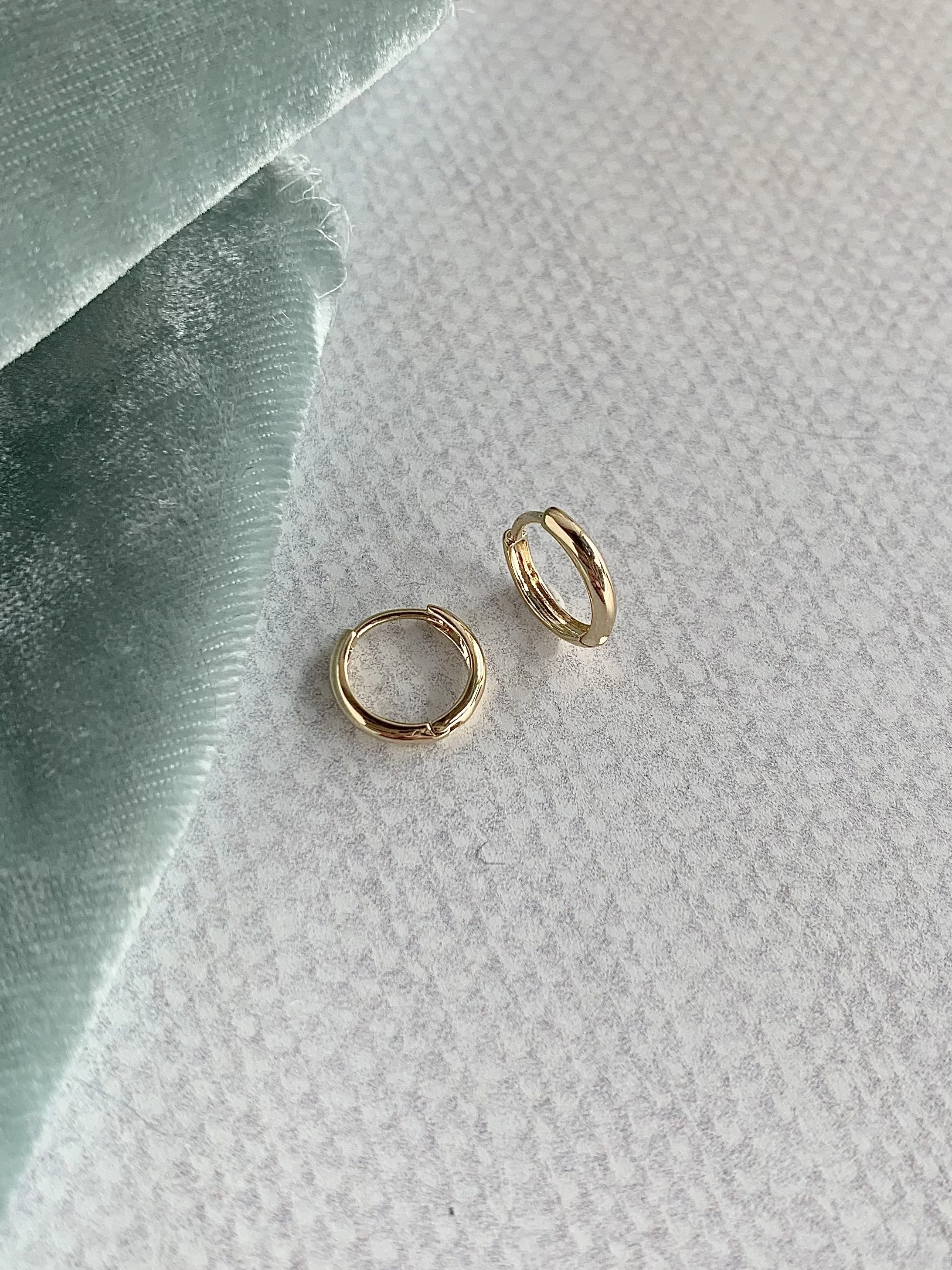 Everyday 14kYellow Gold Huggie Earrings