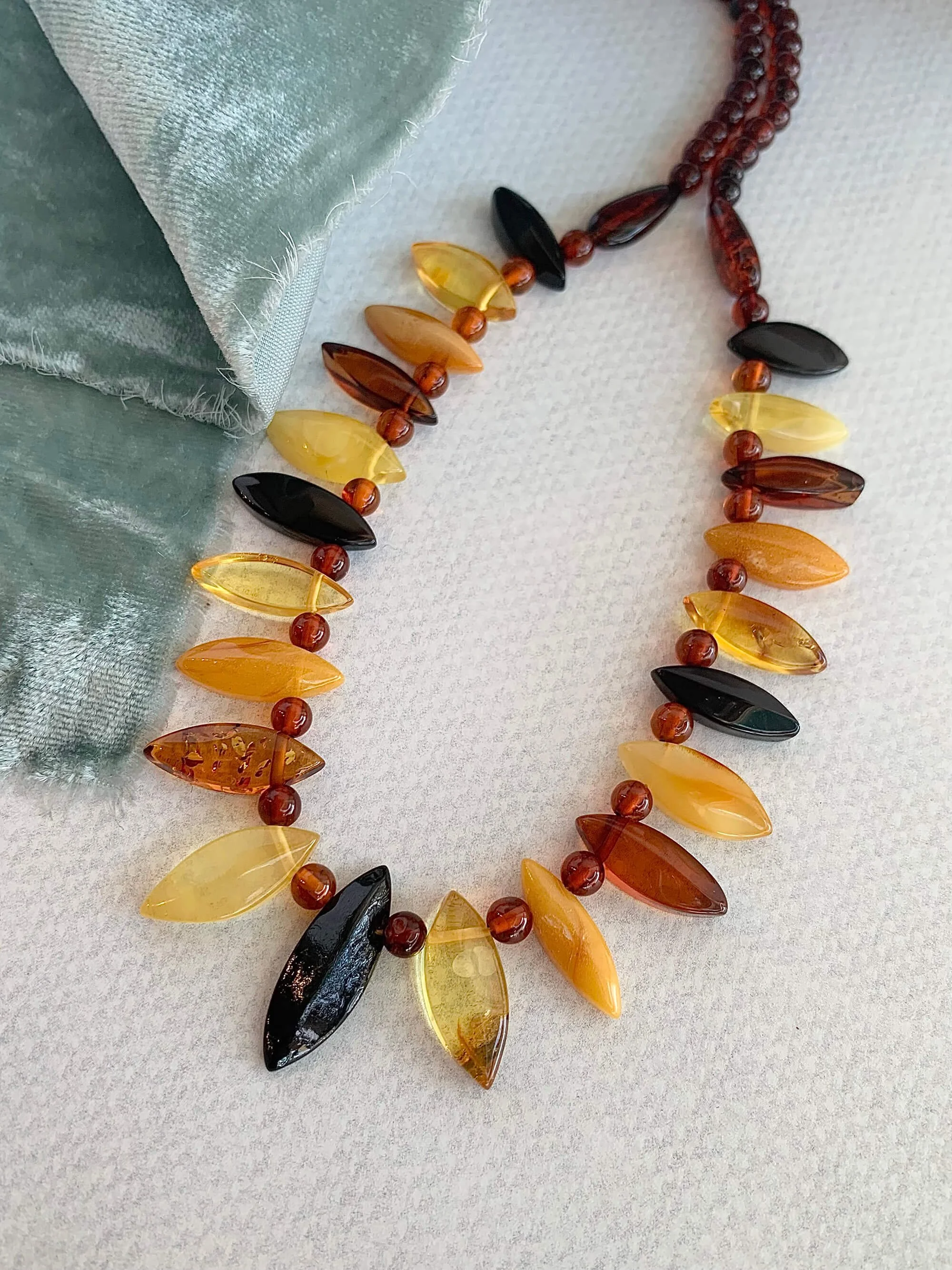 Mixed Amber Necklace