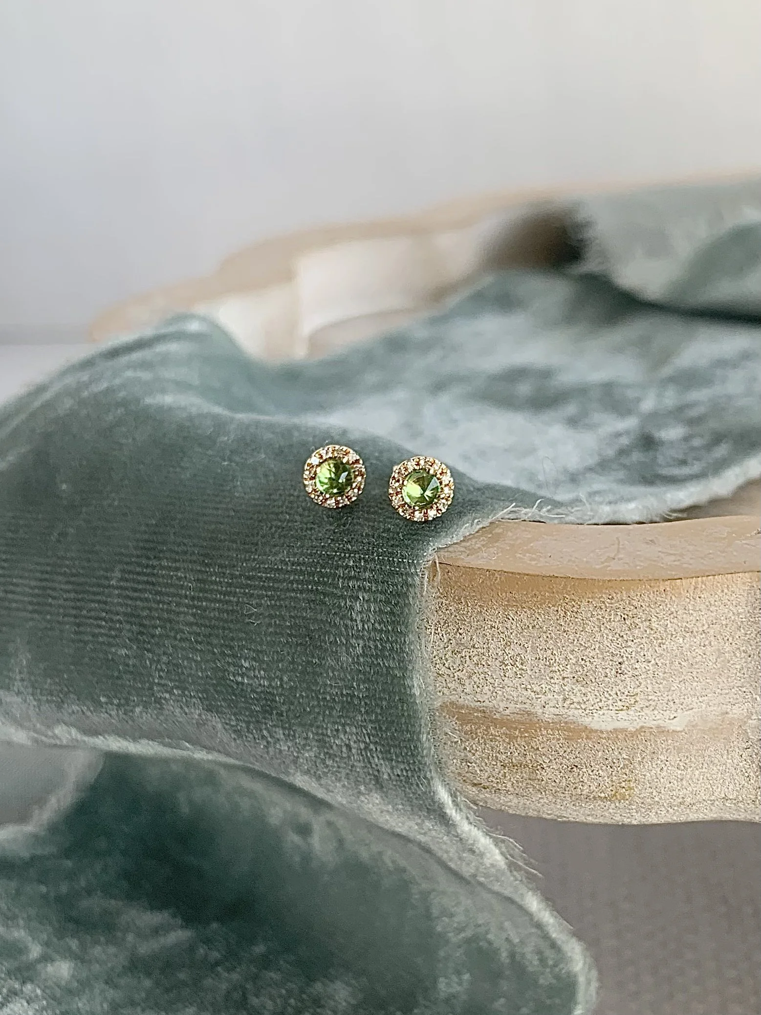 tsavorite garnet diamond 14k yellow stud $648.00 code 234375.jpg