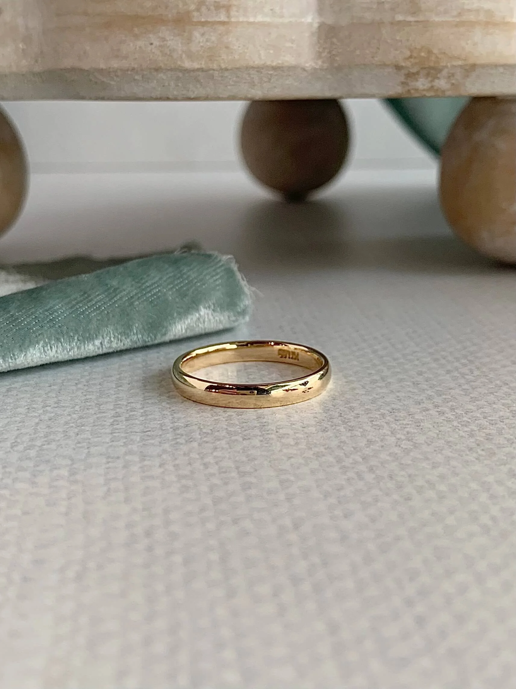Traditional 14k Yellow Gold 3mm Wedding Band
