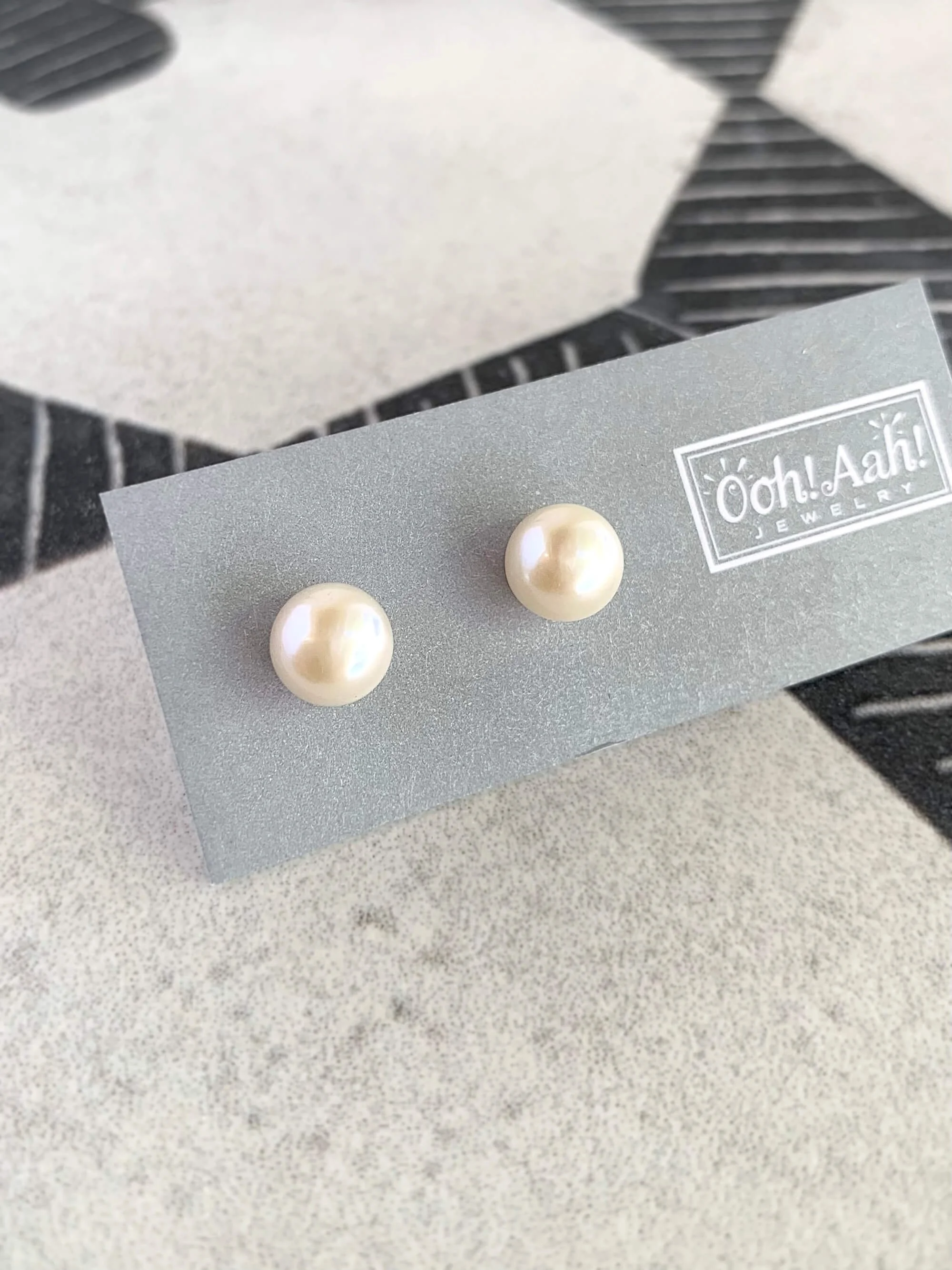 Freshwater Pearl Silver Studs