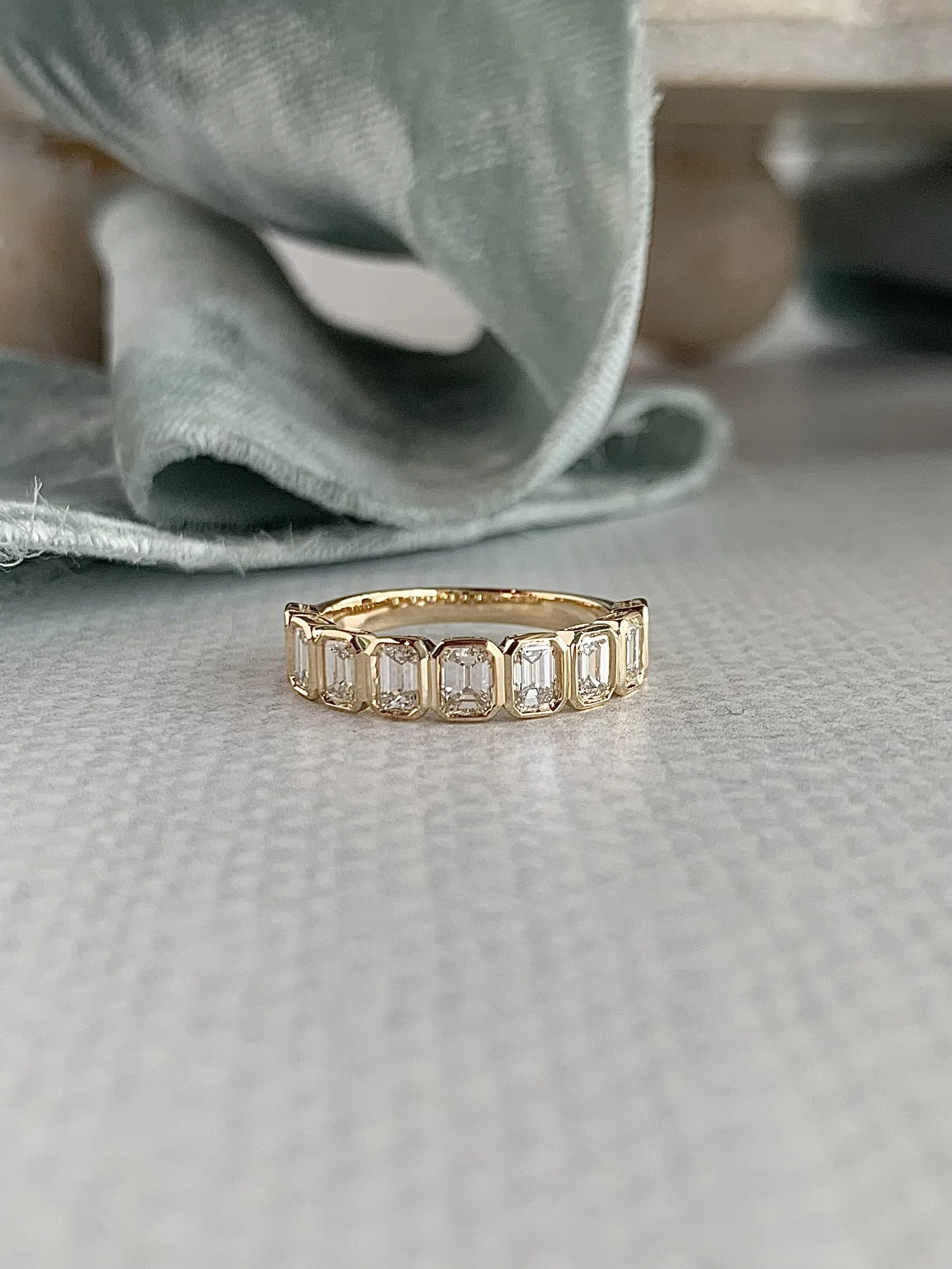 The Perfect Anniversary Diamond 14k Yellow Gold Band