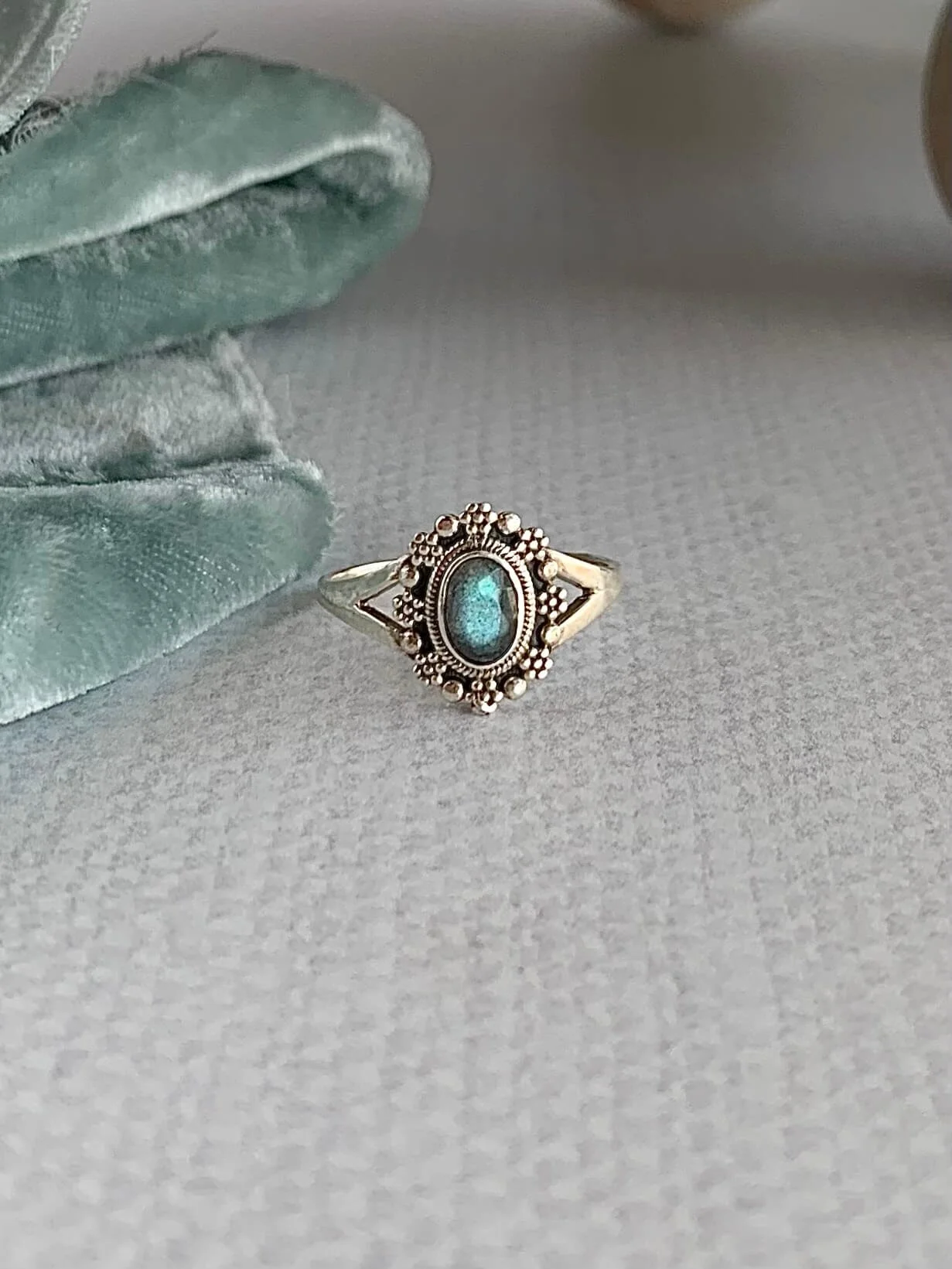 Psychic Labradorite Silver Ring