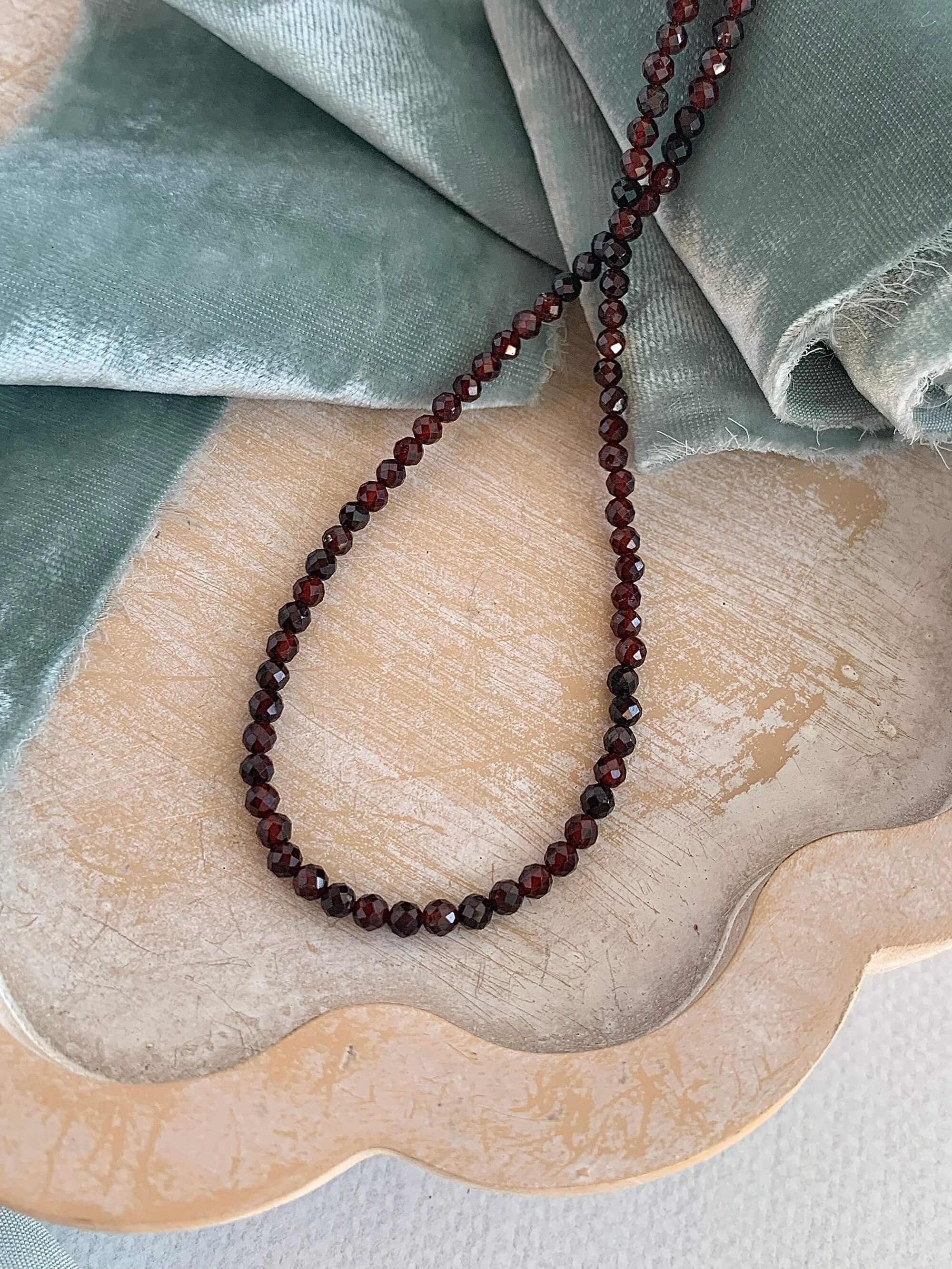Juicy Garnet Silver Strand