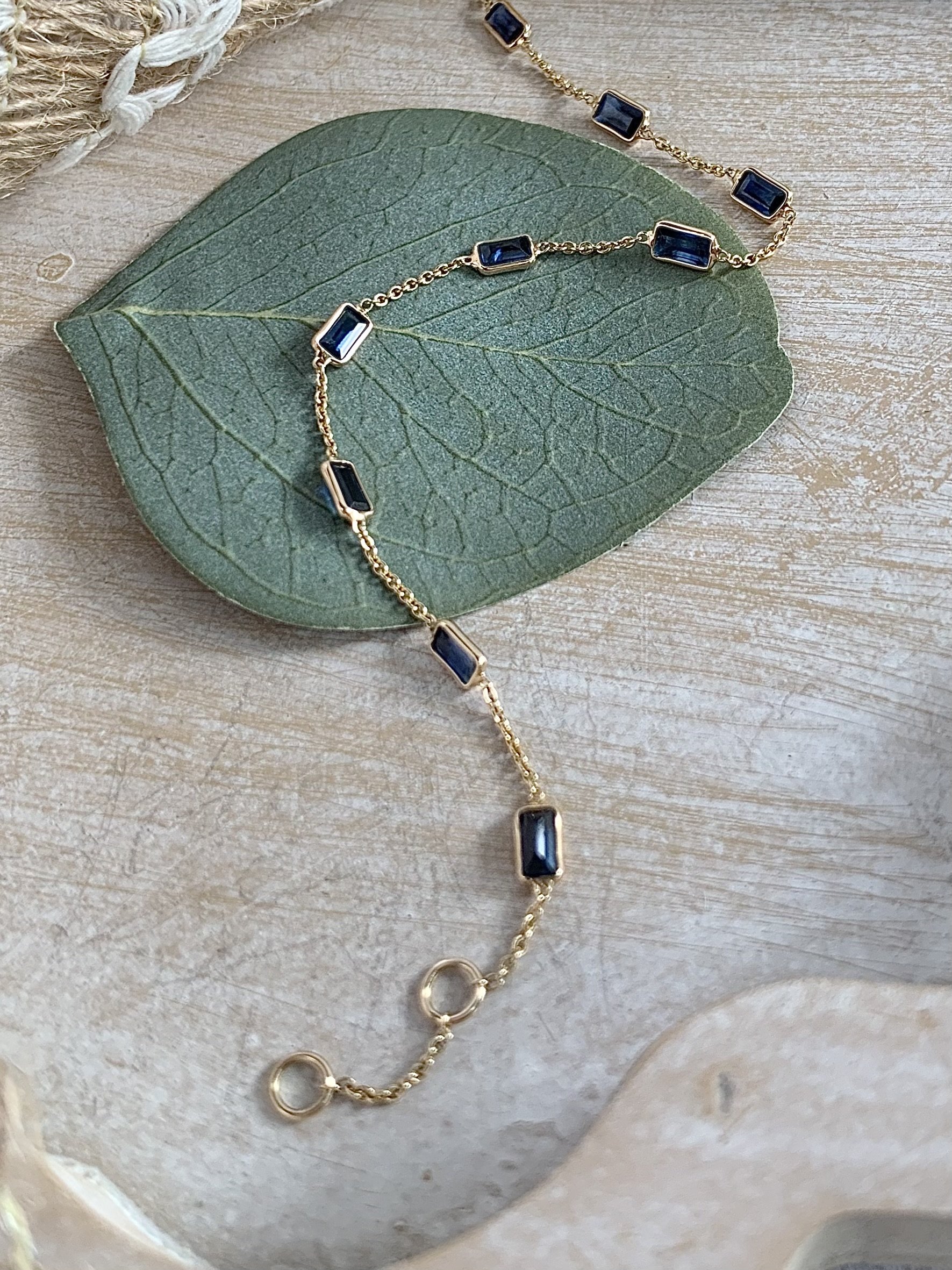 Sapphire 14k Yellow Gold Bracelet Ooh Aah Jewelry Albuquerque