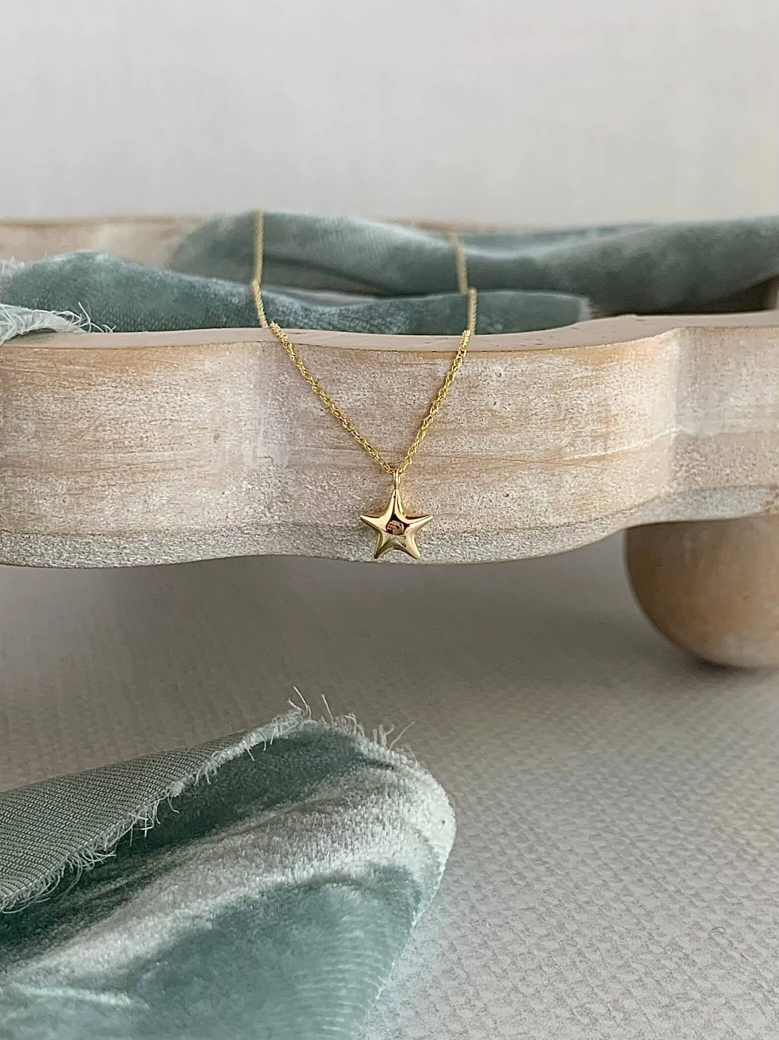 Lucky Star 14k Yellow Gold Necklace