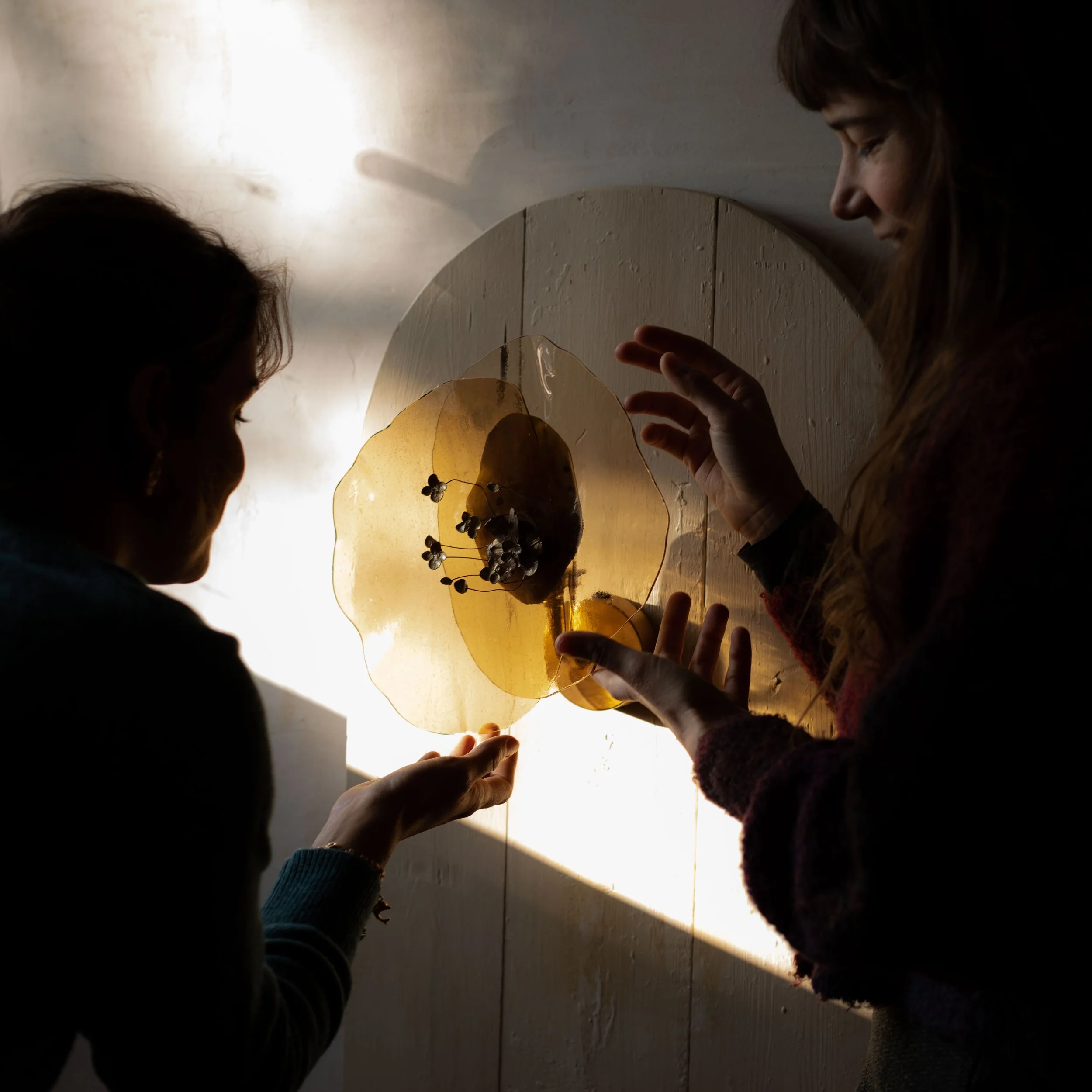 LUMINAIRE KOBALT X SAASH, Verre & Laiton
