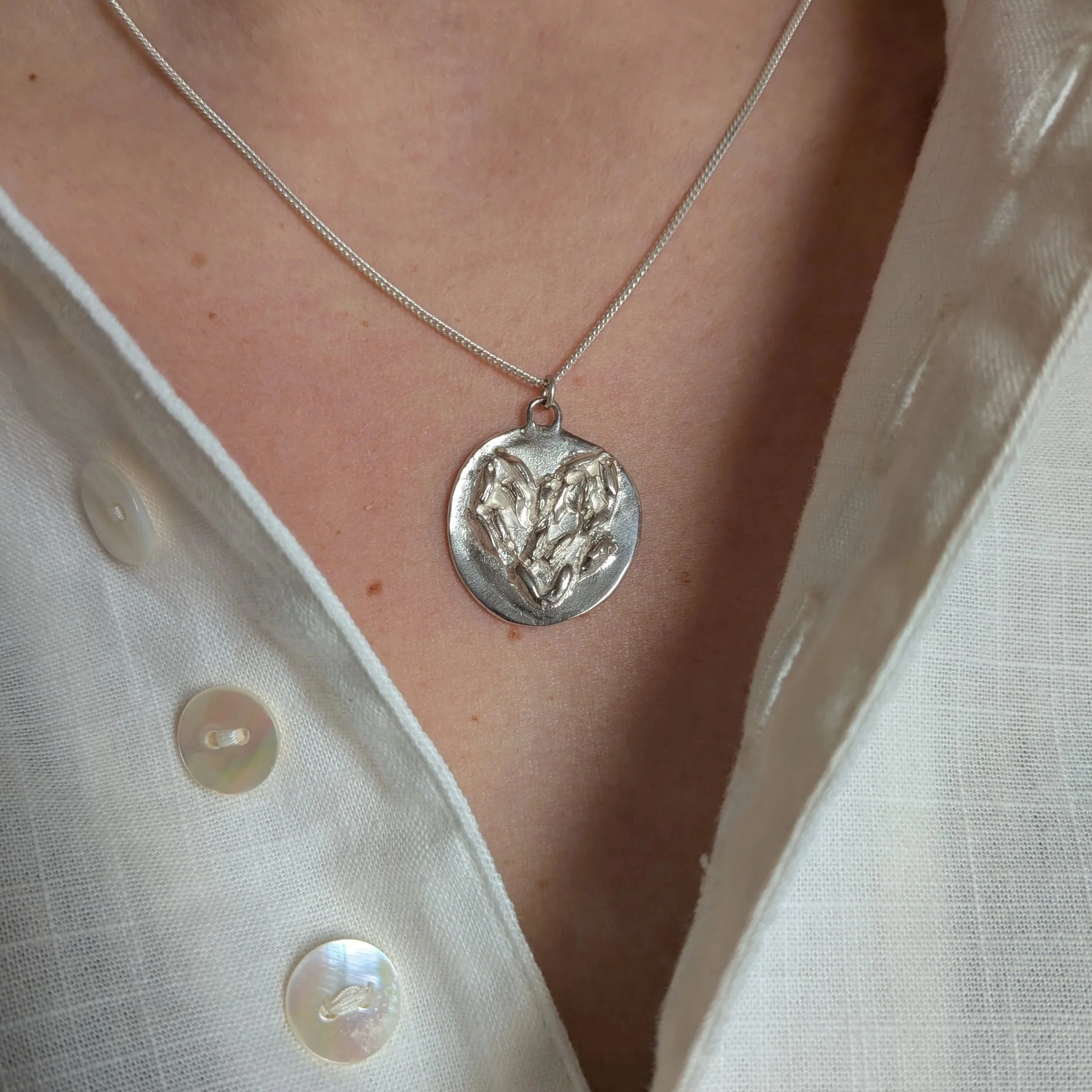 Médaille Cœur de Lavande