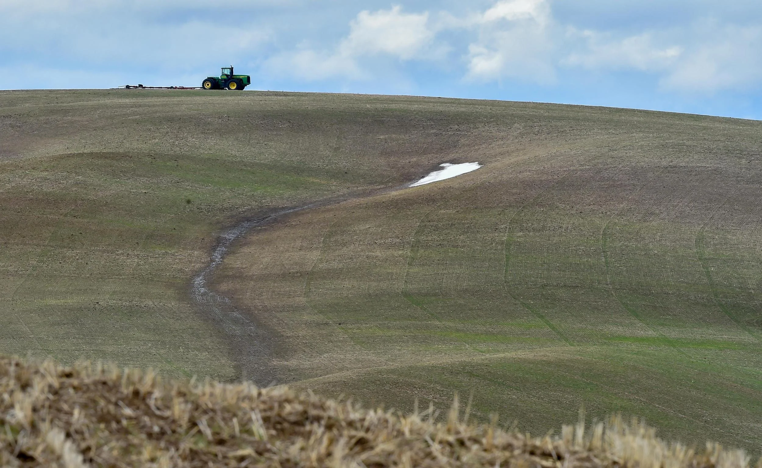 Cold February puts Washington wheat farmers a month behind