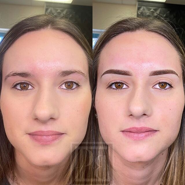 Subtle changes make the biggest difference! ❤️❤️❤️ these new brows for this cutie! #powderbrows 
Spring specials are still open for booking! 💯 
_____________________________________⁣⁣⁣⁣⁣________________
For booking information:⁣⁣⁣⁣⁣
🌎: www.precisio