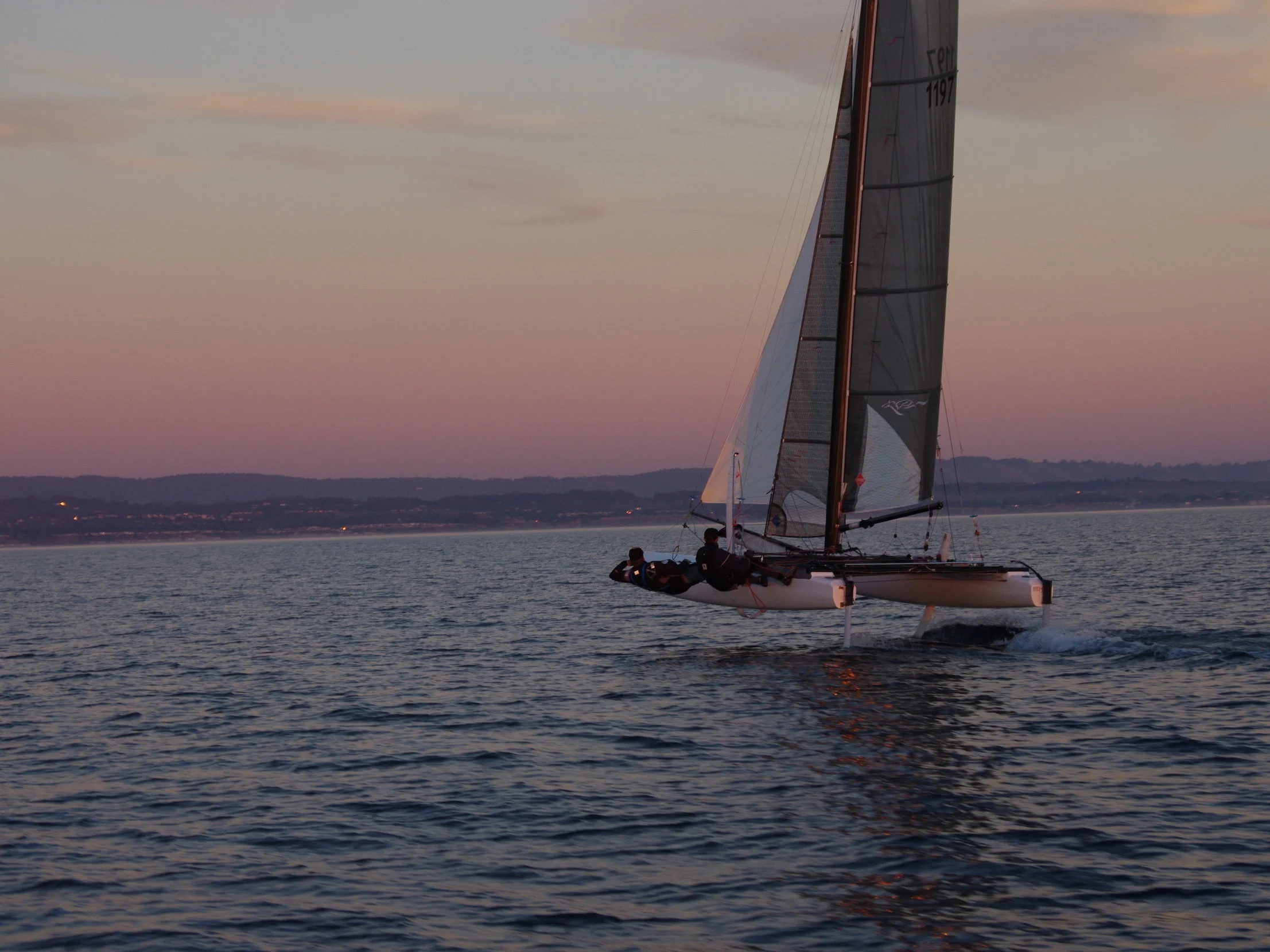 Foiling Catamaran