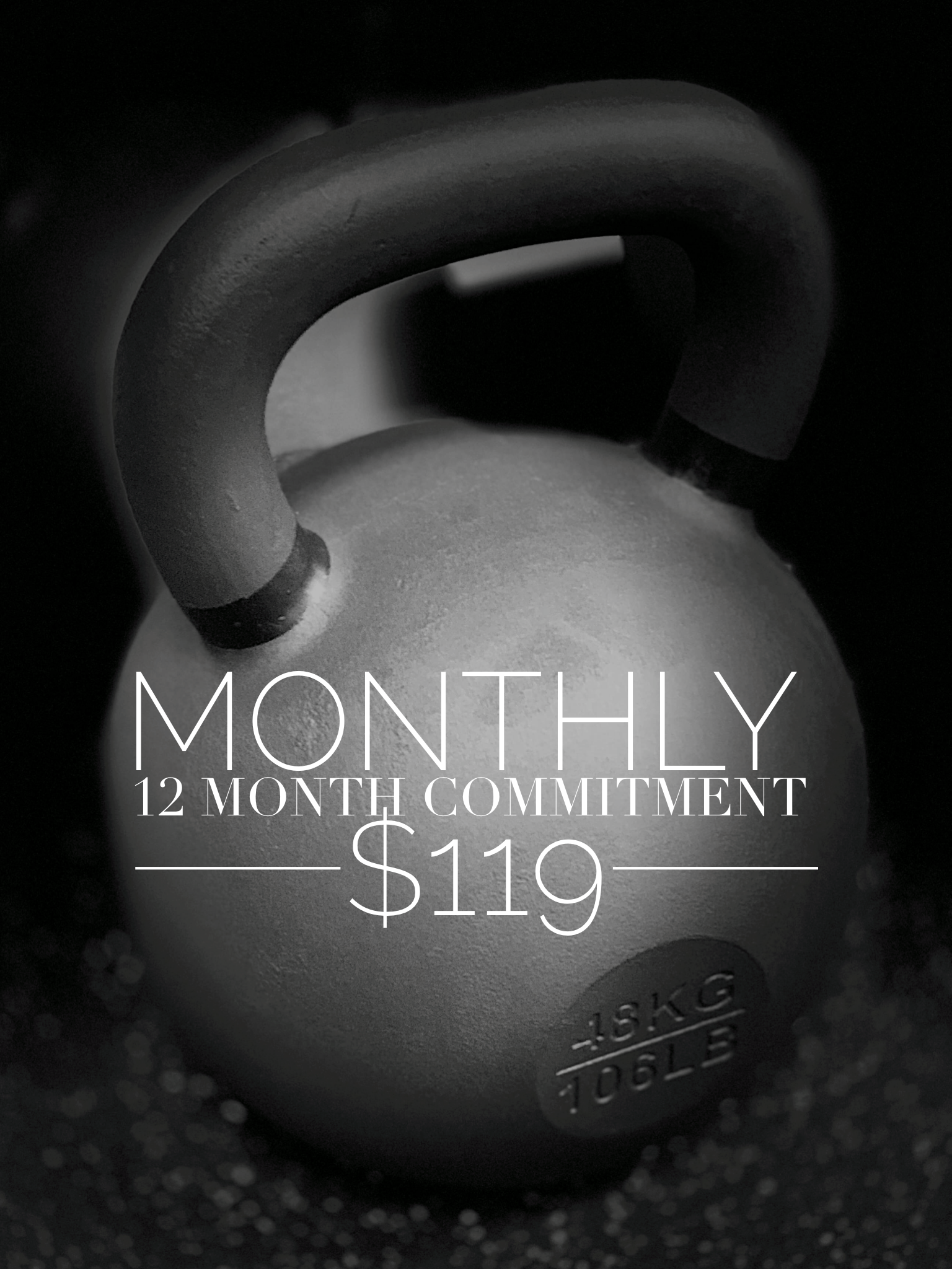 Monthly Membership- 12 month commitment required