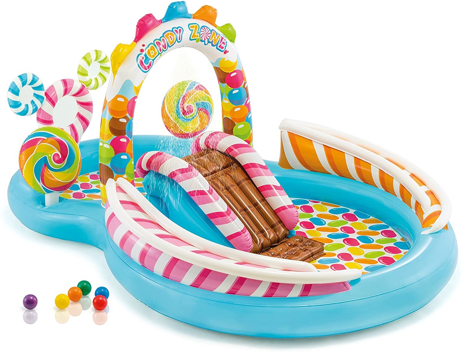  Water Play at Home on Hello Rascal Kids. Candy Land water slide.  