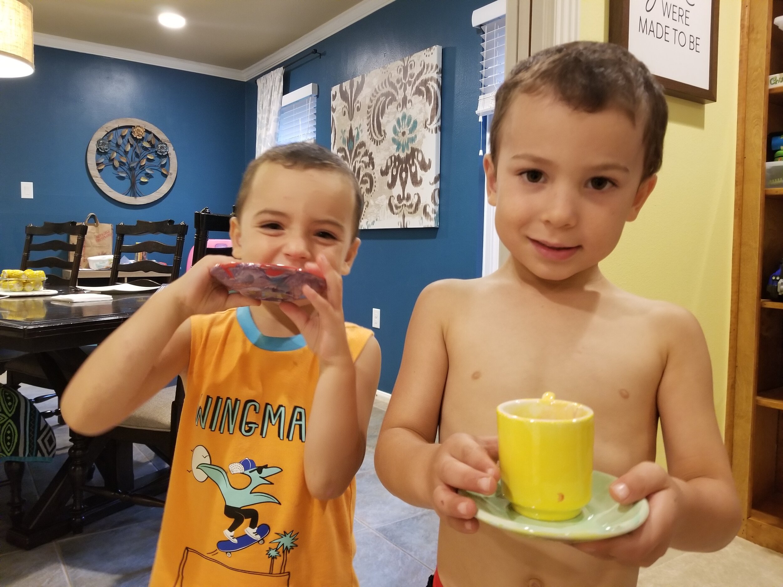  Paint Your Own Pottery at Home on Hello Rascal Kids. 