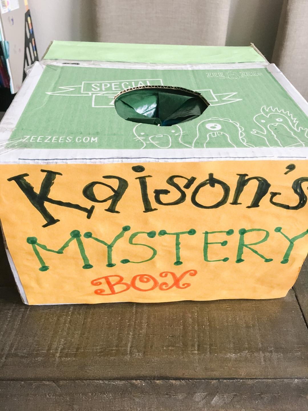  Mystery Box - Preschool Activity on Hello Rascal Kids. 