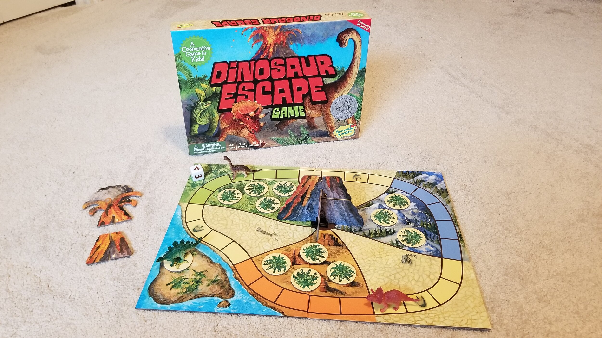 Dino Escape board game