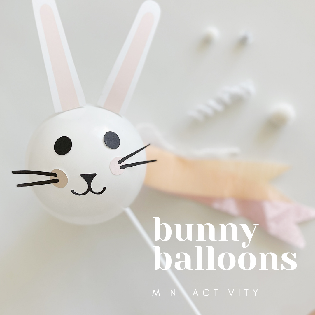 DIY Bunny Balloons on Hello Rascal Kids