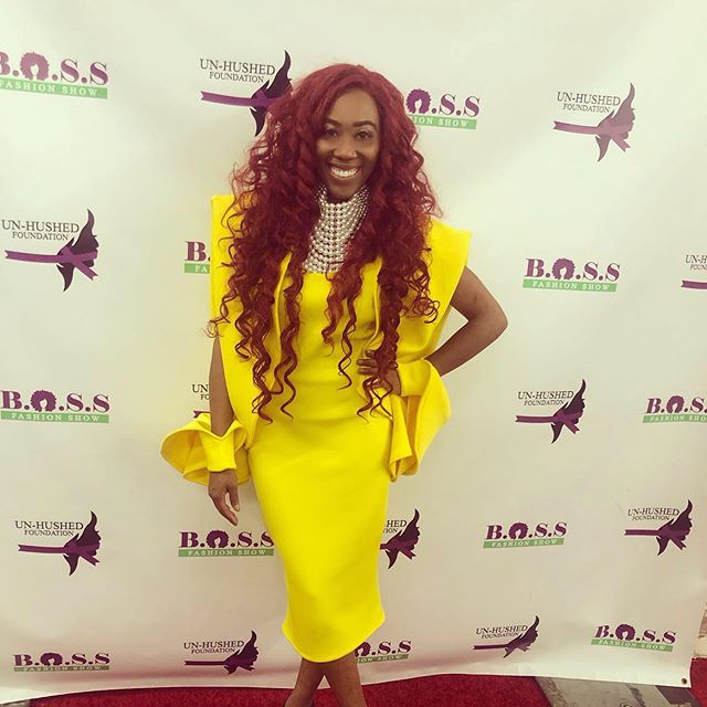 Founder @craziedede posing on the red carpet at the B.O.S.S Charity Fashion Show in LA! Packed house and soooo many amazing Survivors that walked and shared their stories. Such a beautiful thing. Thank you alllllllllllll!!!! Every designer, model, Su