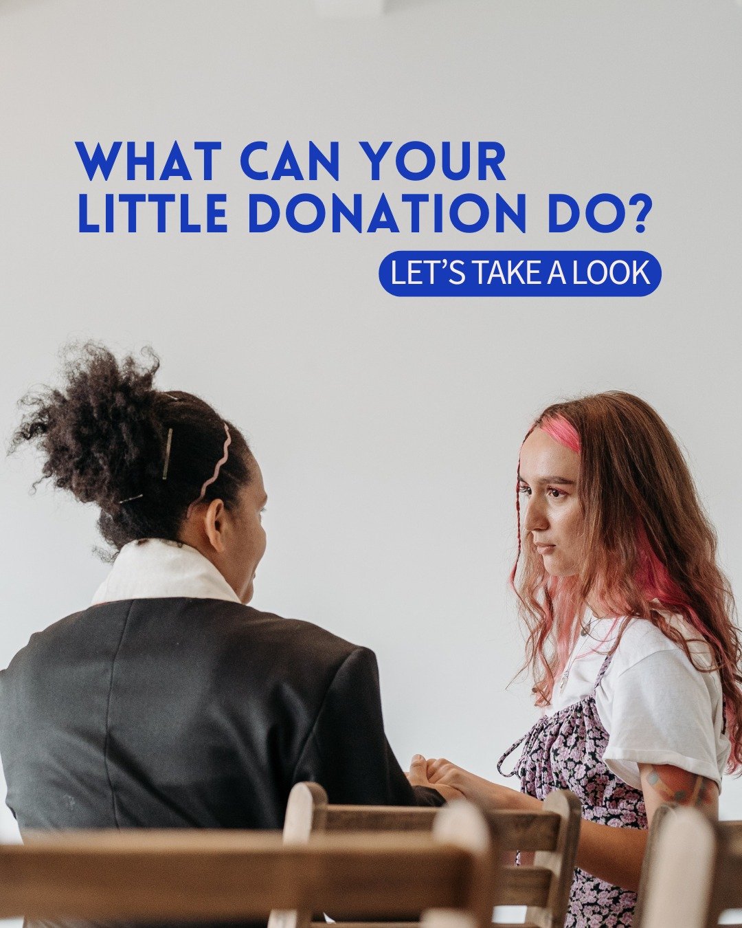 ✨ What can a little donation really do?
Host a community conversation.
Fund a safe space for self-discovery.
Fuel one more life-changing conversation.

No big donation needed&mdash;just a big heart. 💛

If you believe in creating spaces where every y