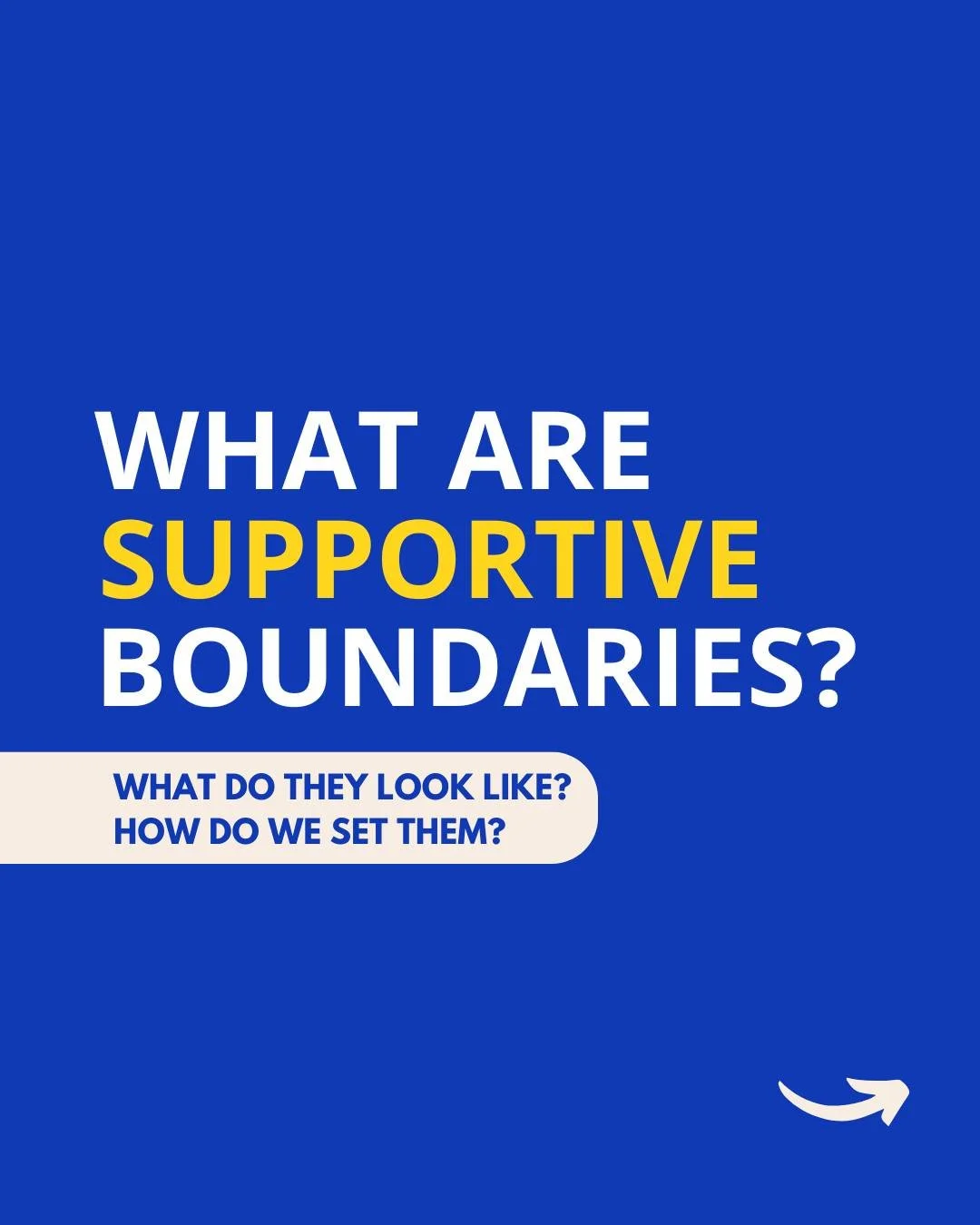 Supportive boundaries help protect your energy, your well being, and your relationships. They are not walls, they are clarity and care in action.

Bren&eacute; Brown says it best: &ldquo;Daring to set boundaries is about having the courage to love ou