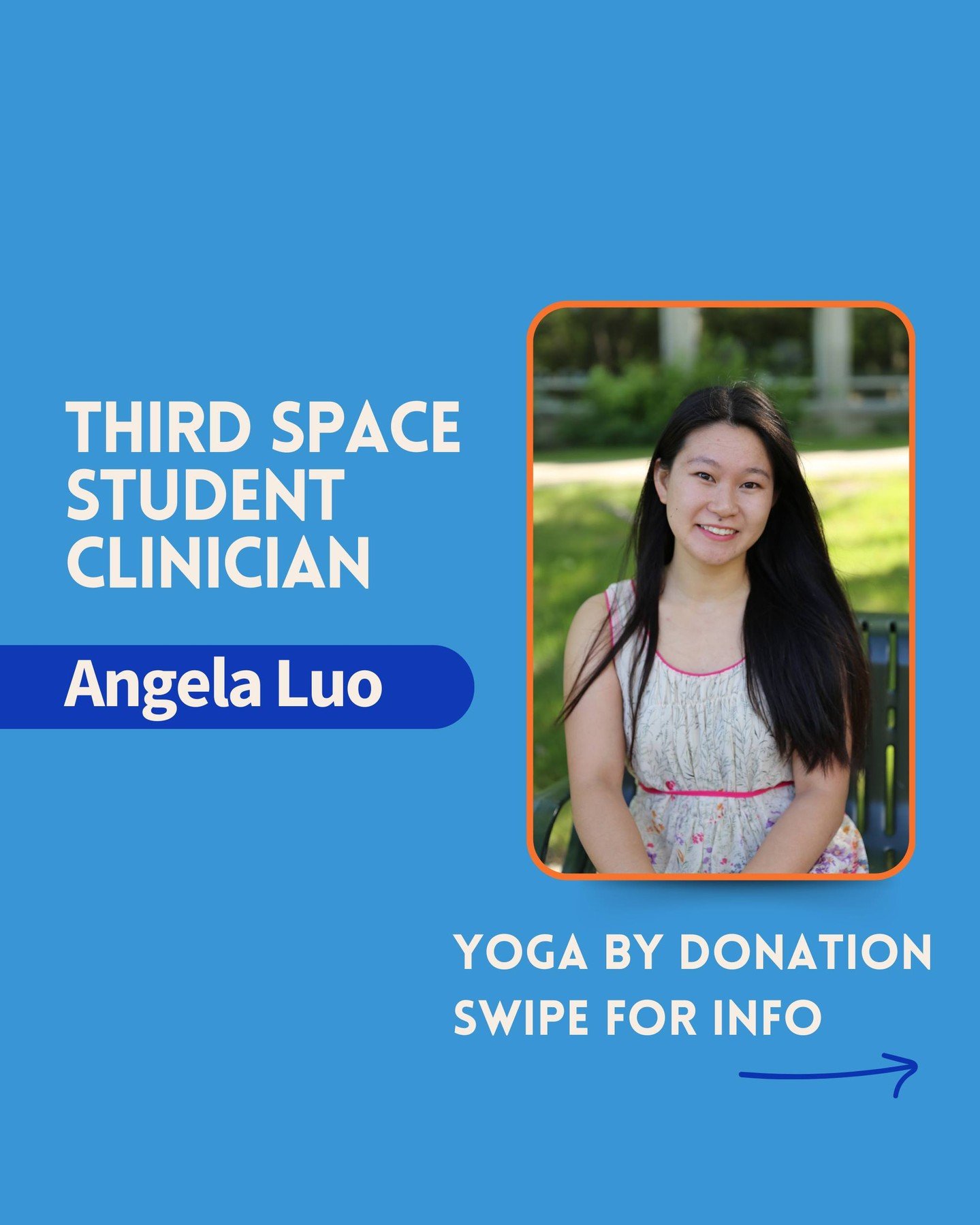 One of our student clinicians, Angela, is hosting Yoga by Donation on the first Wednesday of every month, with all proceeds supporting Third Space Charity&rsquo;s counselling services for young adults.

This is a gentle invitation to slow down, move 