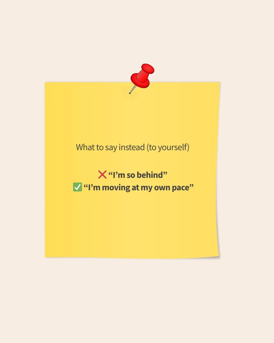 The way we speak to ourselves shapes how we move through difficult moments. 

This is a small shift, but not an insignificant one
Support can also look like learning new ways to relate to your own thoughts.

We share more reflections like this on our