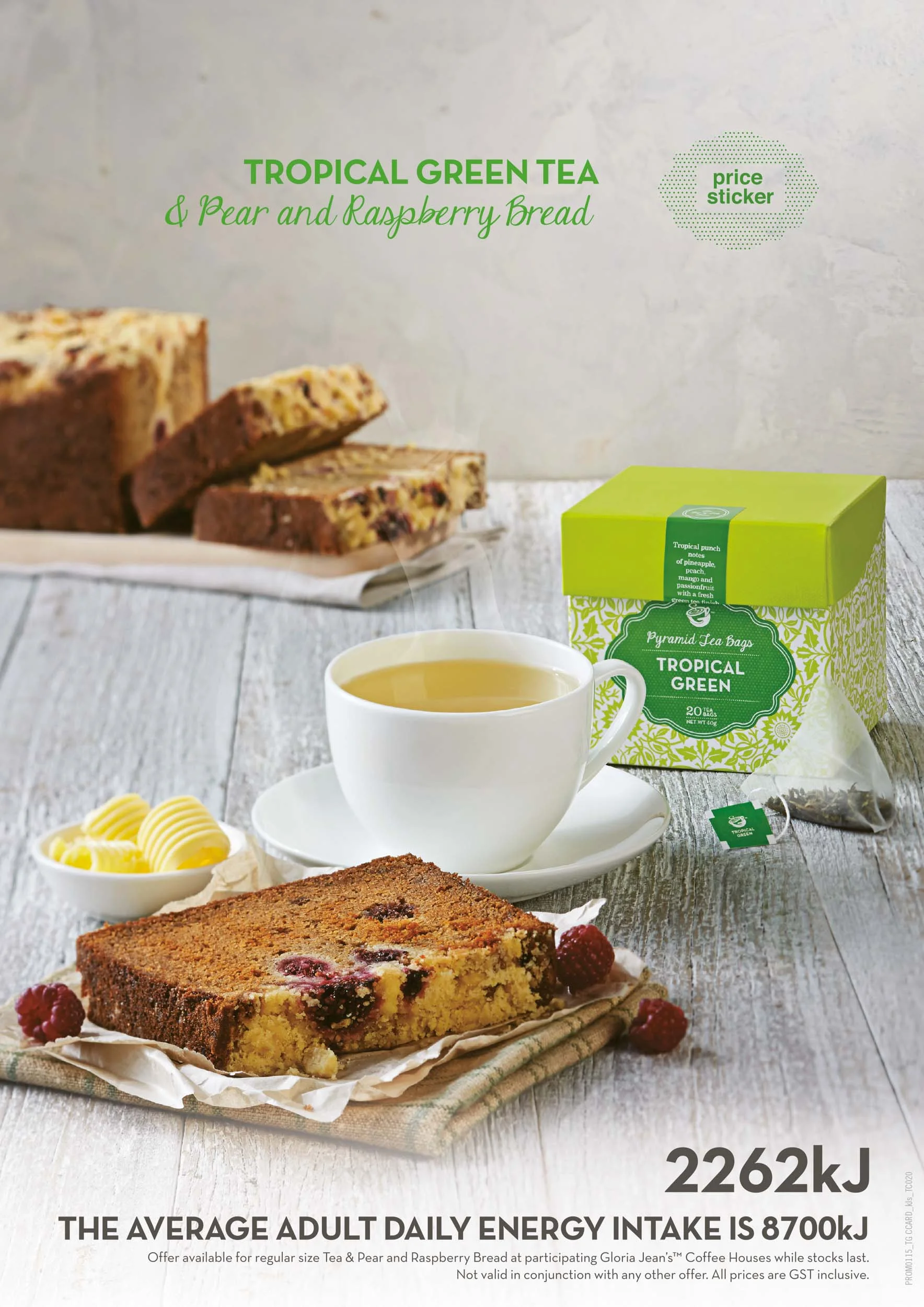 Gloria Jean's Tropical Green Tea