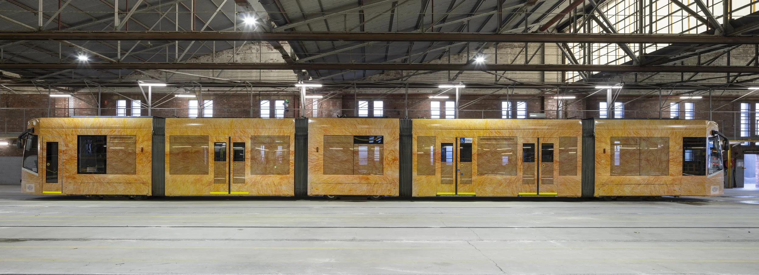 2025 Art Tram by Kelly Koumalatsos (Wergaia, Wemba Wemba)