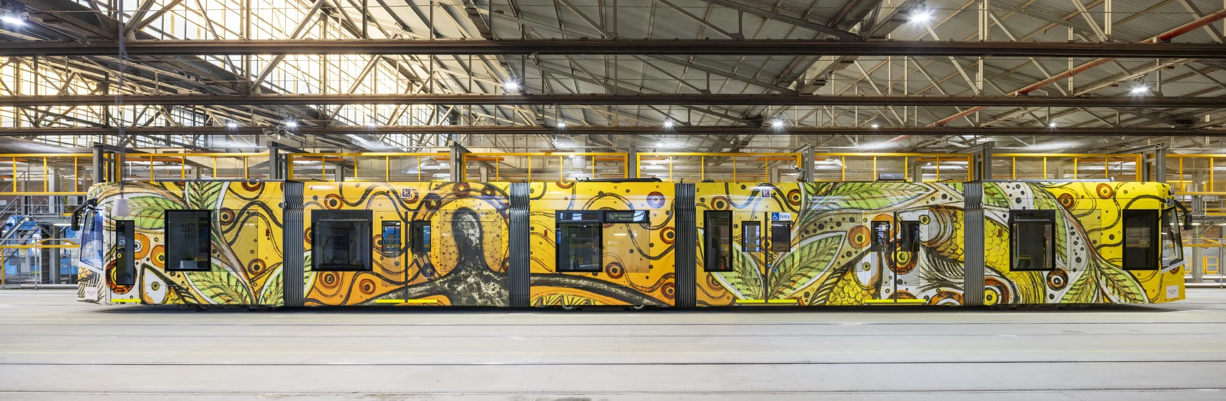 2026 Art Tram “spirits, yaka & jirndi” by Sonja Hodge (Lardil)