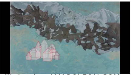 Ellie Honl, Coping Strategies, Stop-motion animation from screenprints and monoprints, running time 2:35, 2014