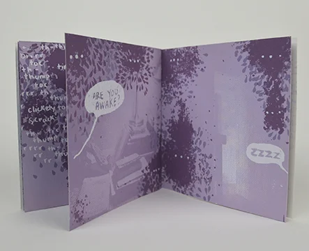 Olivia Fredricks, Sleepless, 5” x 5”, Silkscreen, 2016
