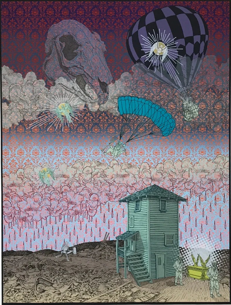 Matthew Hopson-Walker, Universal Spectrum of Ignorance , 29” x 22”, Screenprint, 2017