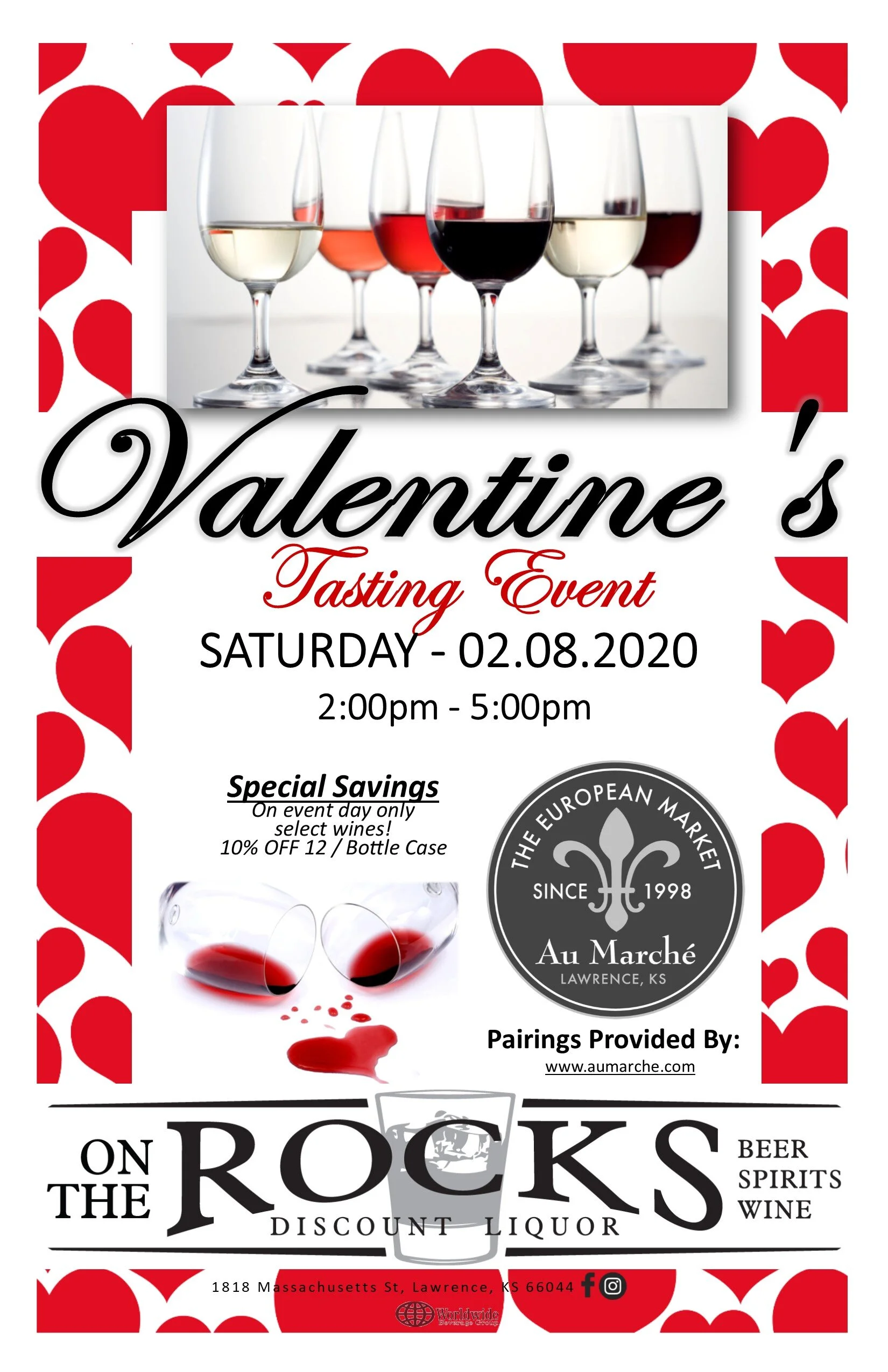 Valentine Wine Event featuring Au Marché