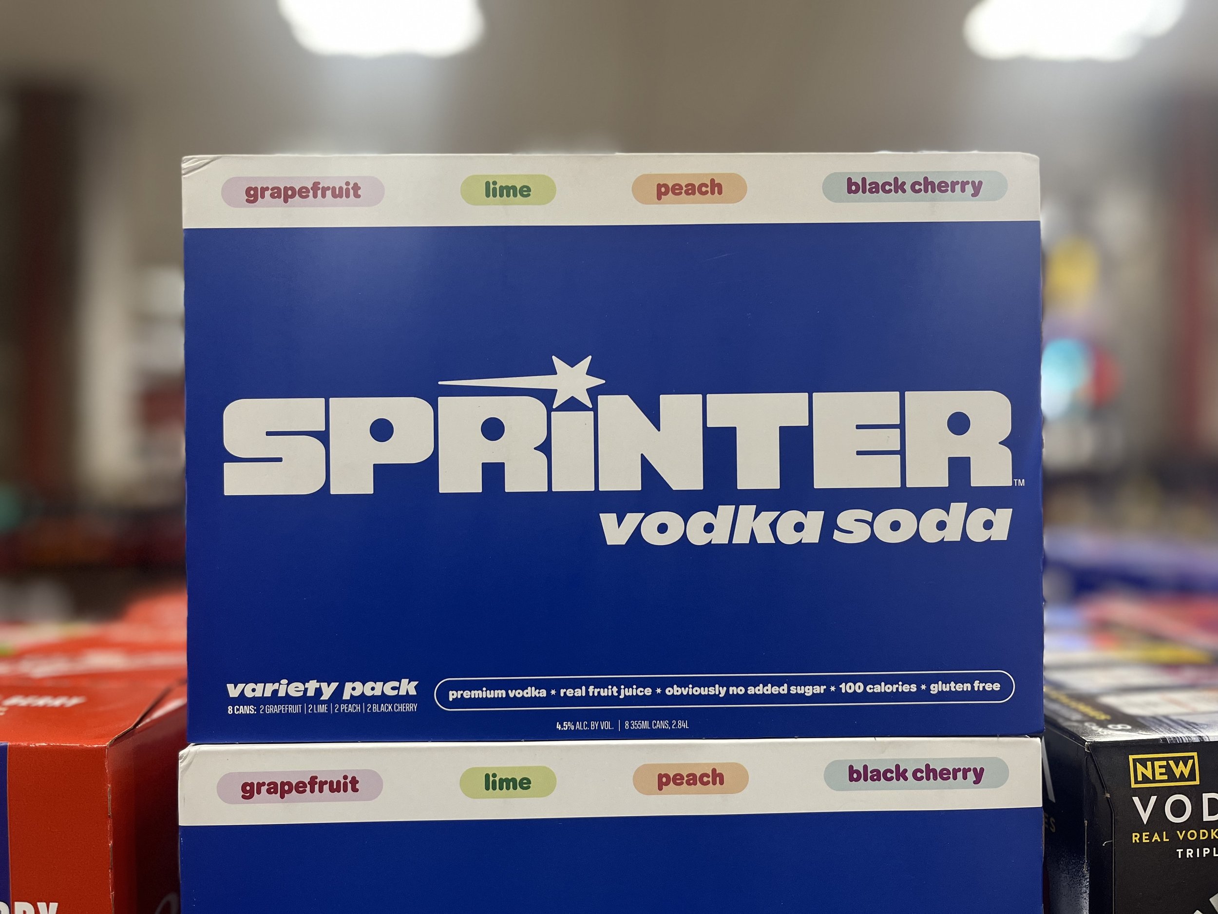 *New* Sprinter Vodka Sodas - $17.99