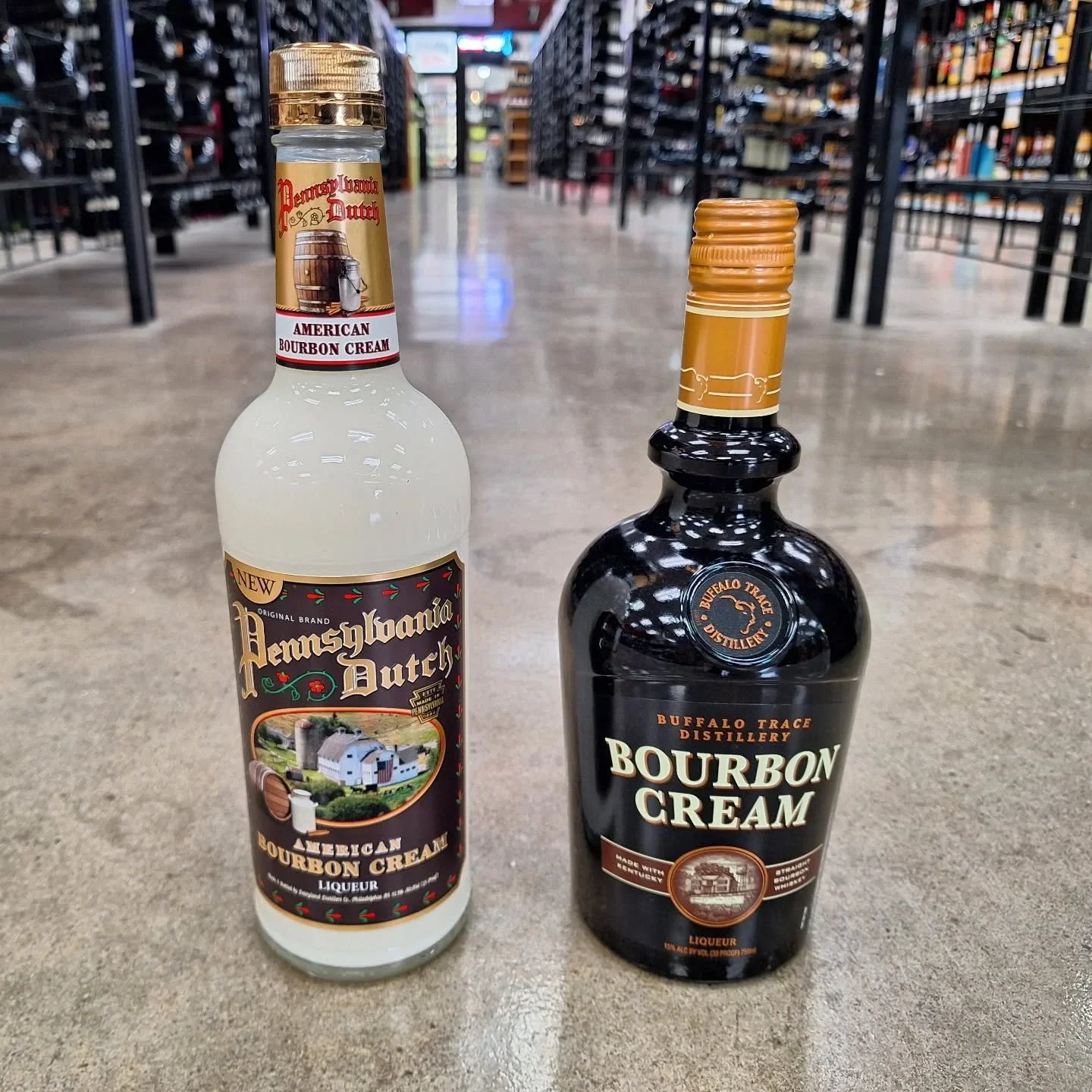 If you're looking for something a little different this holiday season, try #bourboncream instead of Irish cream. A little more full-bodied &amp; a touch sweeter, these 2 liqueur varieties from @pennsylvaniadutchcreams &amp; @buffalotrace are sure to