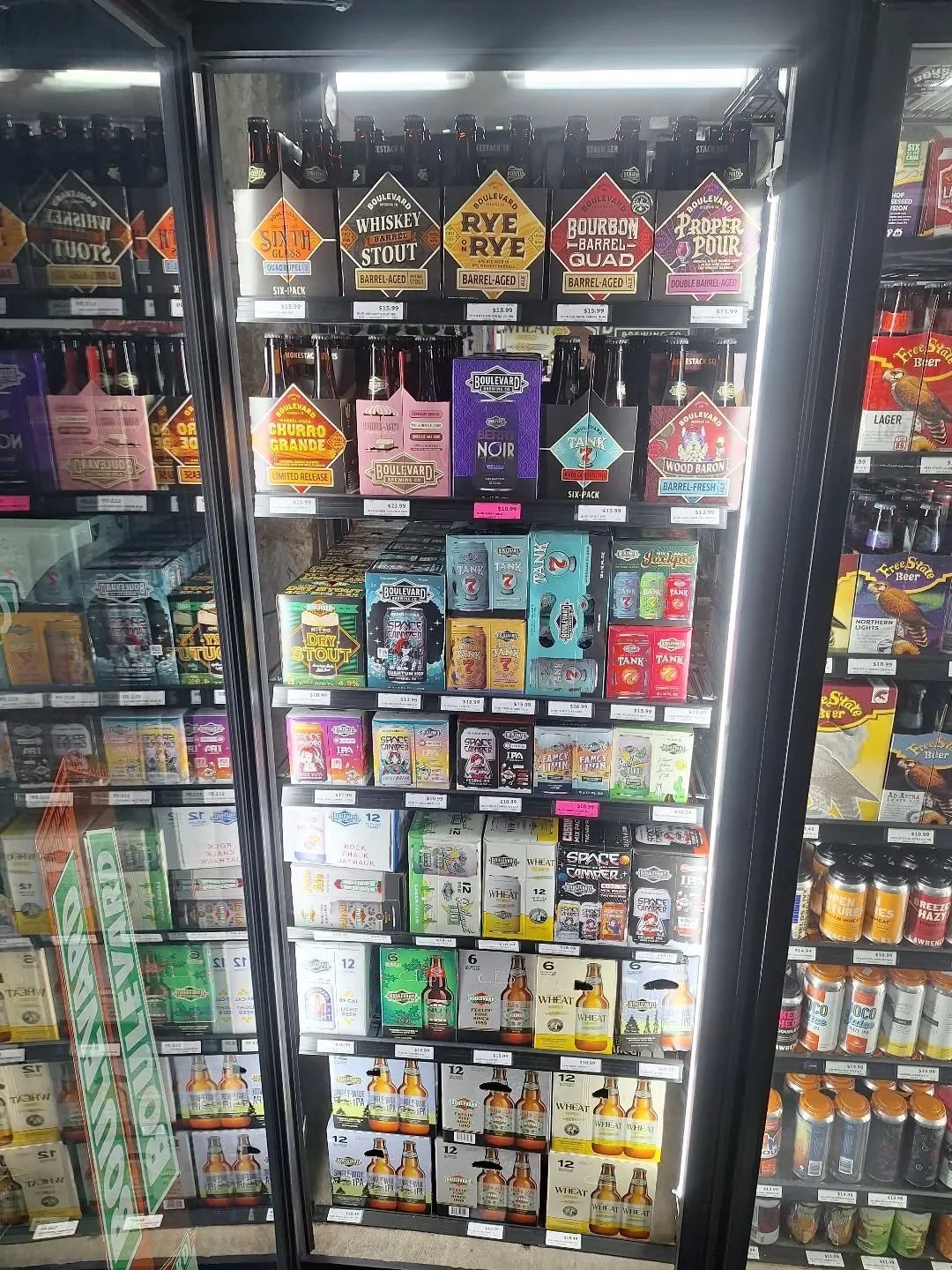 We'll have the fine folks from Kansas City&rsquo;s @boulevard_beer sampling from 3-5pm today! And there's our weekly wine tasting from 4-7pm as well. What a way to kick off the weekend, huh?