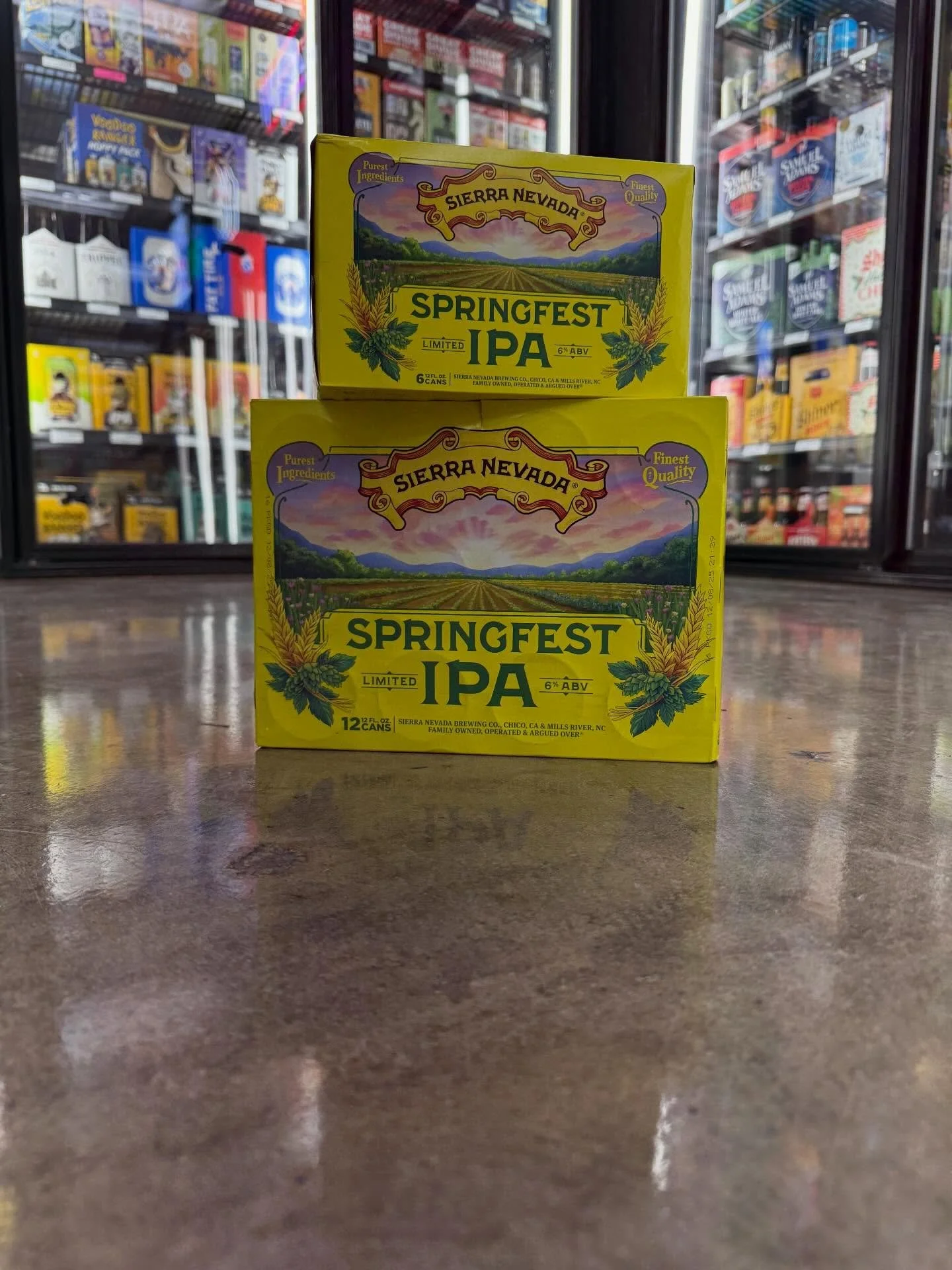 @sierranevada Springfest IPA has arrived!This radiant #IPA blooms with citrus blossom aromas drawn from #organic hops  Enjoy this delicious beer before it&rsquo;s gone.