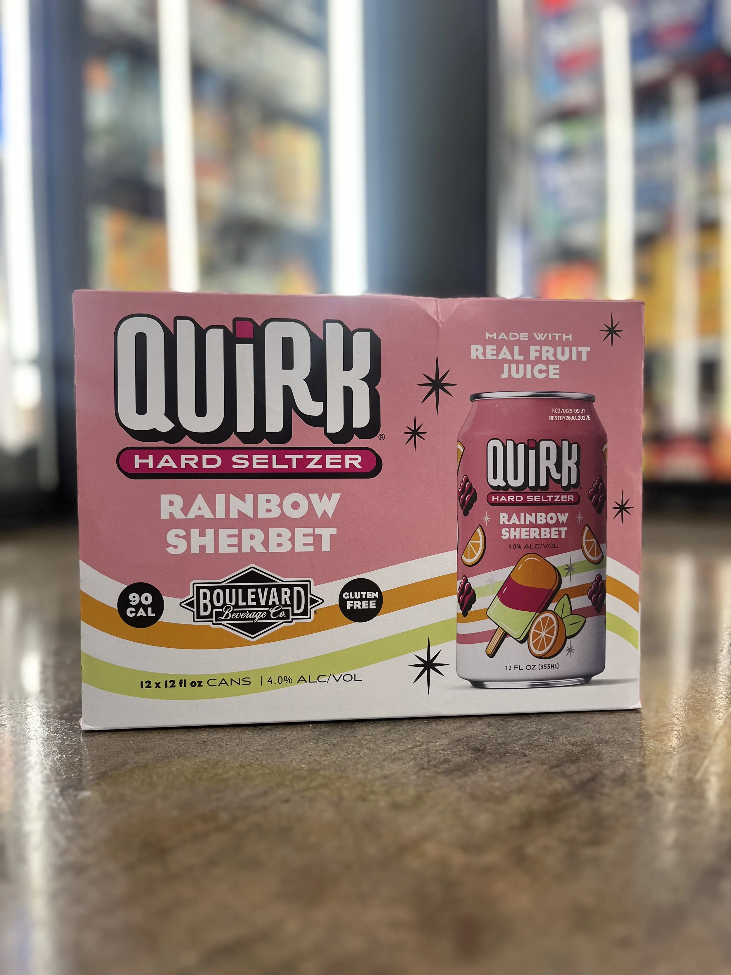 QUIRK RAINBOW SHERBERT - $18.99