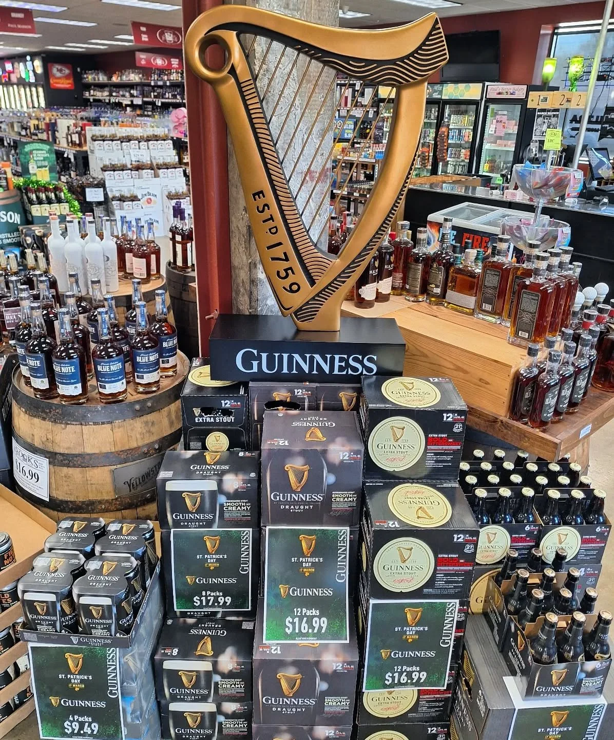 We have your @guinness supply ready for tomorrow! Come through &amp; stock up. #slainte #beer #ontherocksliquor #lawrenceks #Guinness