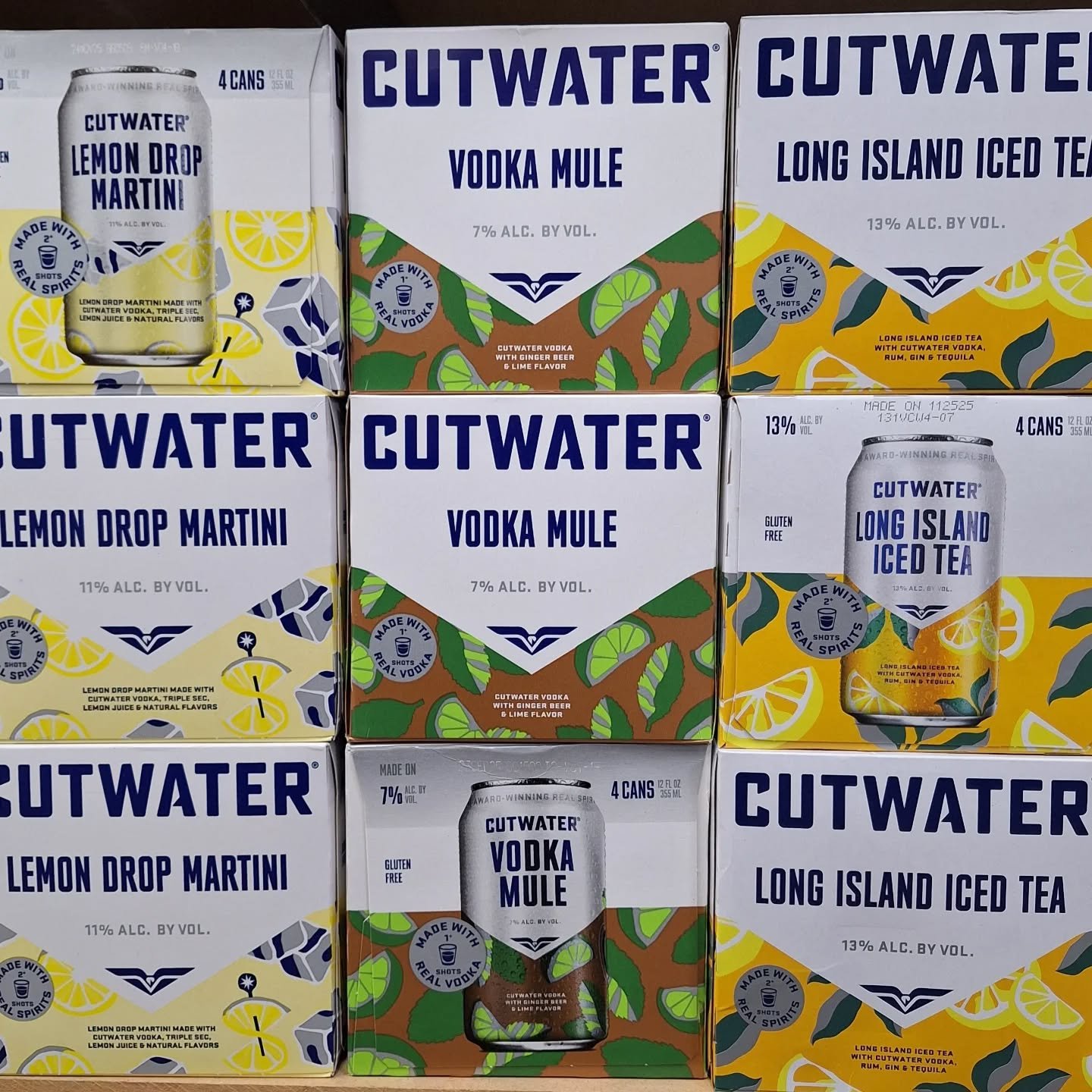 We'll have a @cutwaterspirits sampling of their popular #cannedcocktails this Friday 4/17 from 5-7pm. Kick off your weekend! #ontherocksliquor #lawrenceks #freesamples