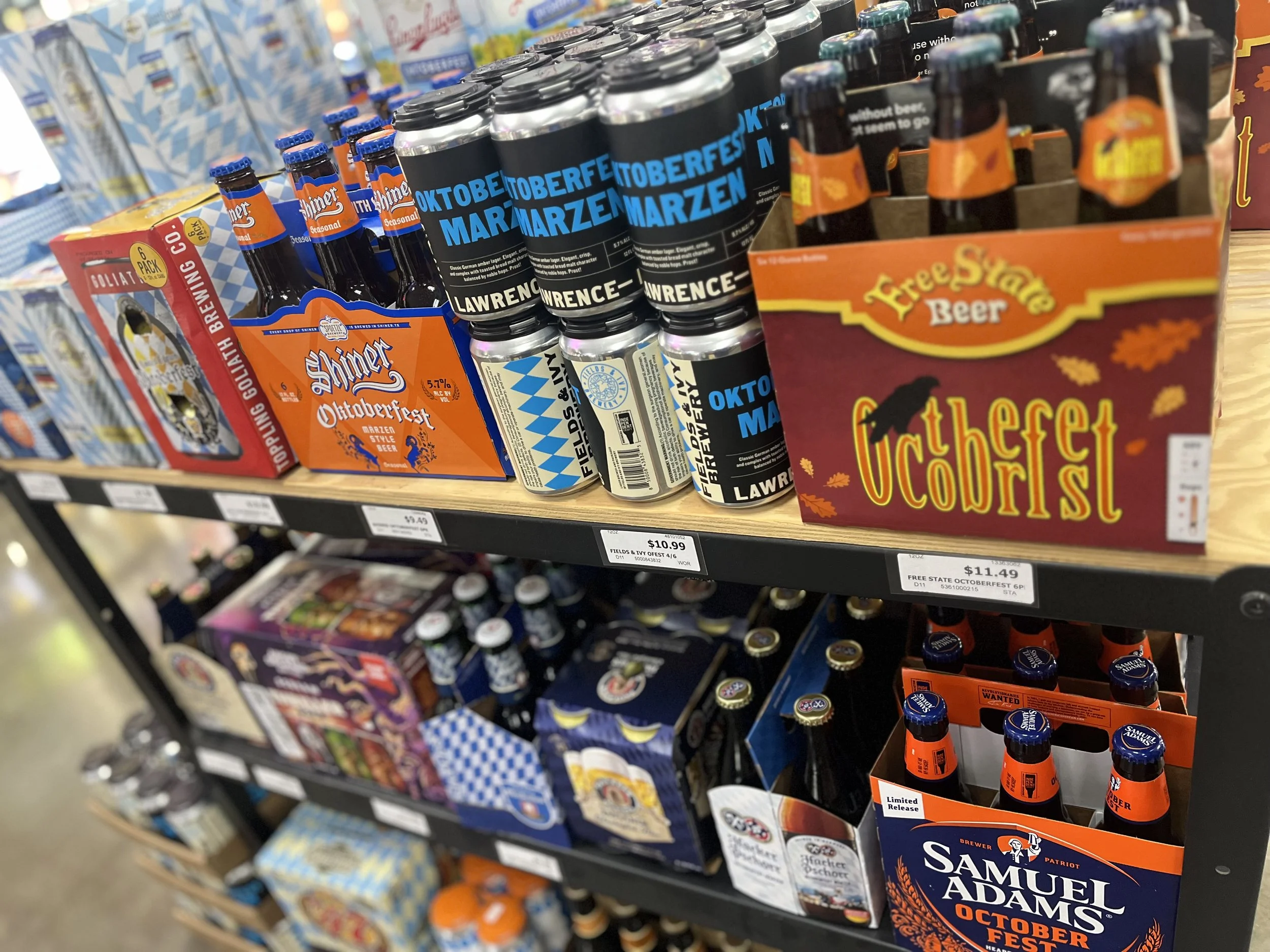 OCTOBERFEST VARIETIES HAVE ARRIVED!