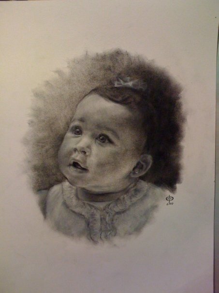 VICTORIA; Charcoal on paper, 2009