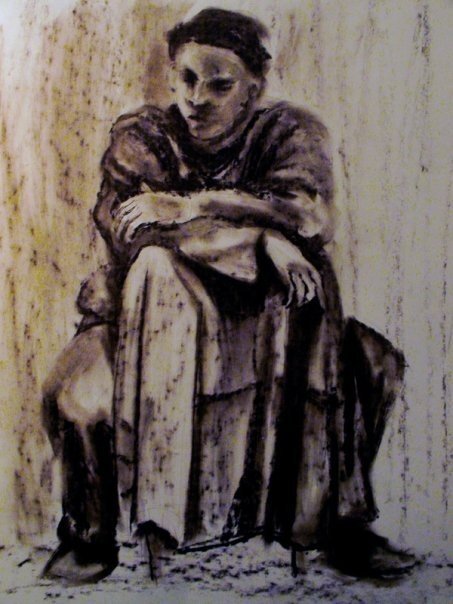 LONGSHOREMAN, Pastel on paper, 2005