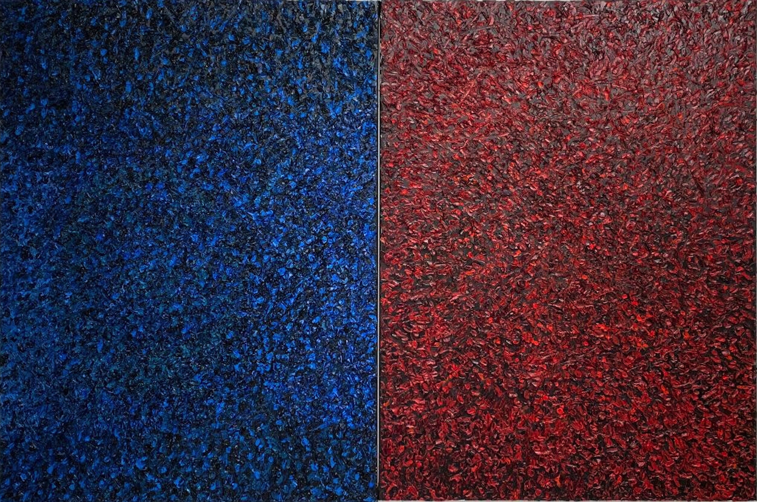 STATE OF THE UNION (Diptych), Oil on Canvas, 2017