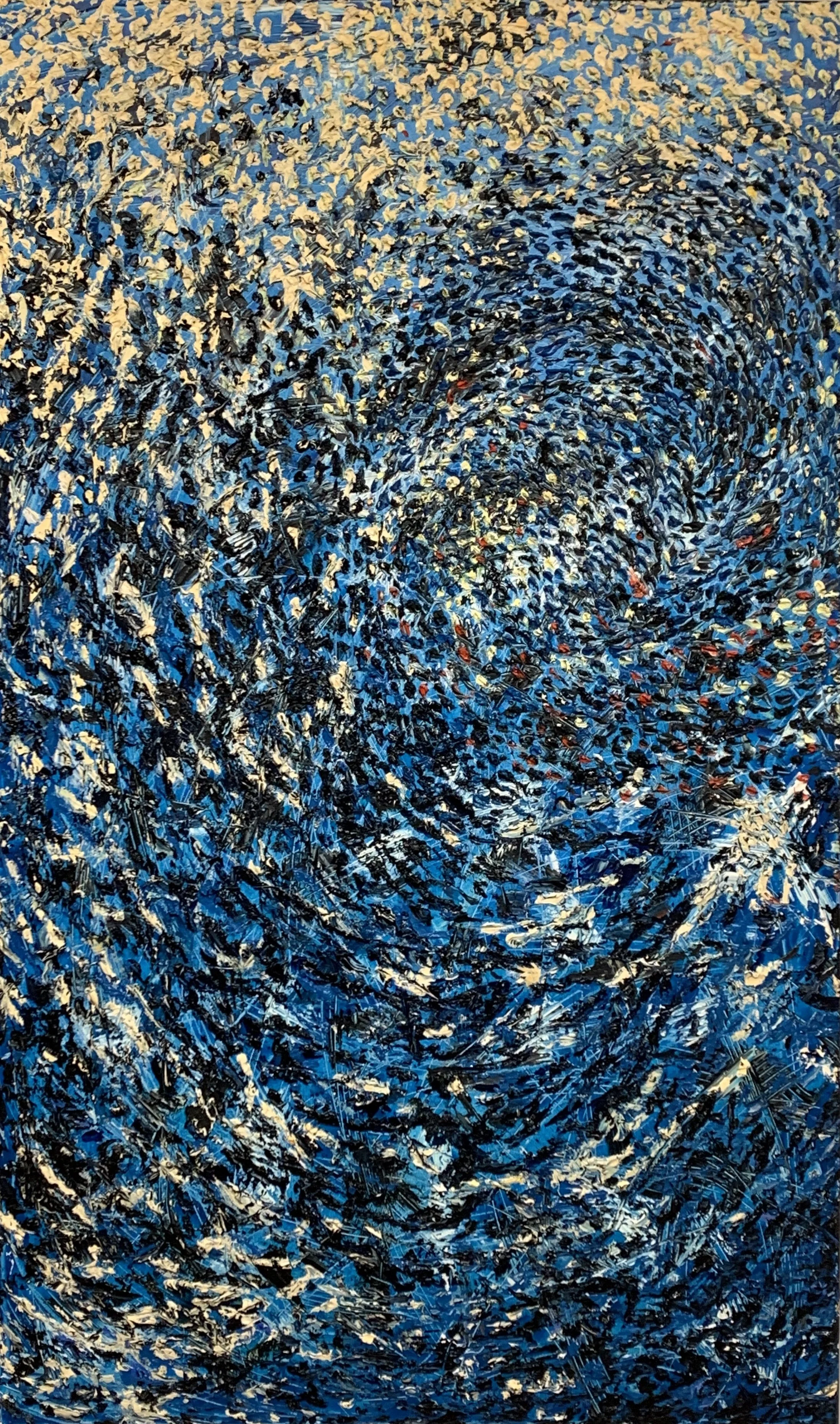 THRENODY, oil on canvas, 60" x 36"