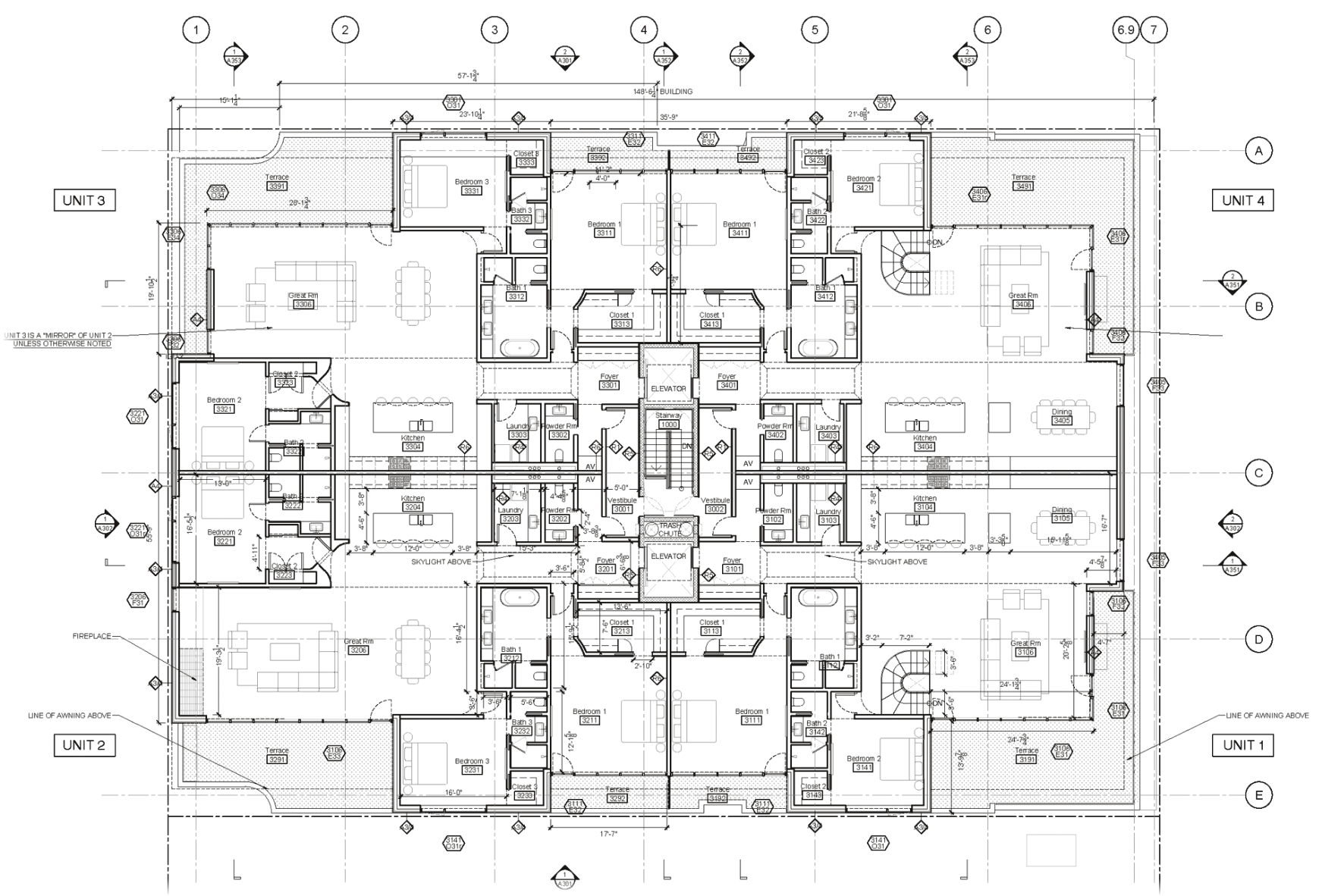 Third floor plan