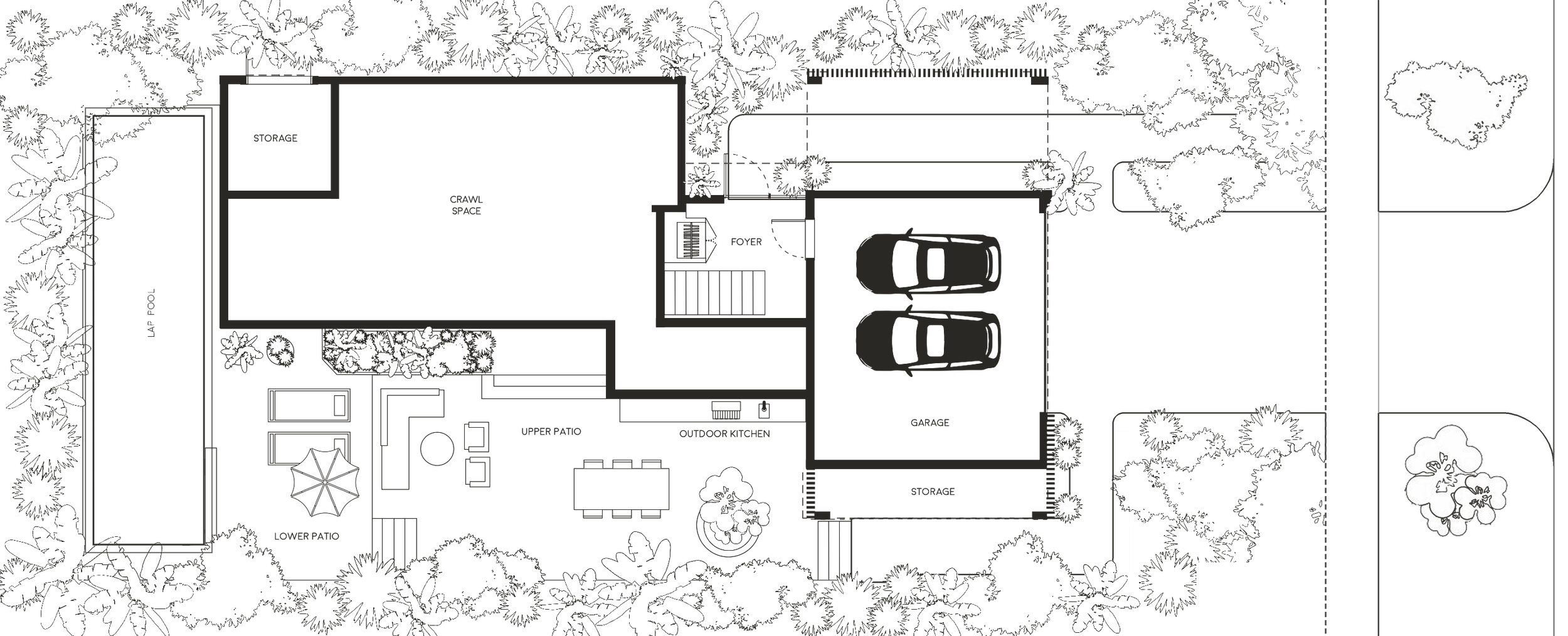 Ground level plan