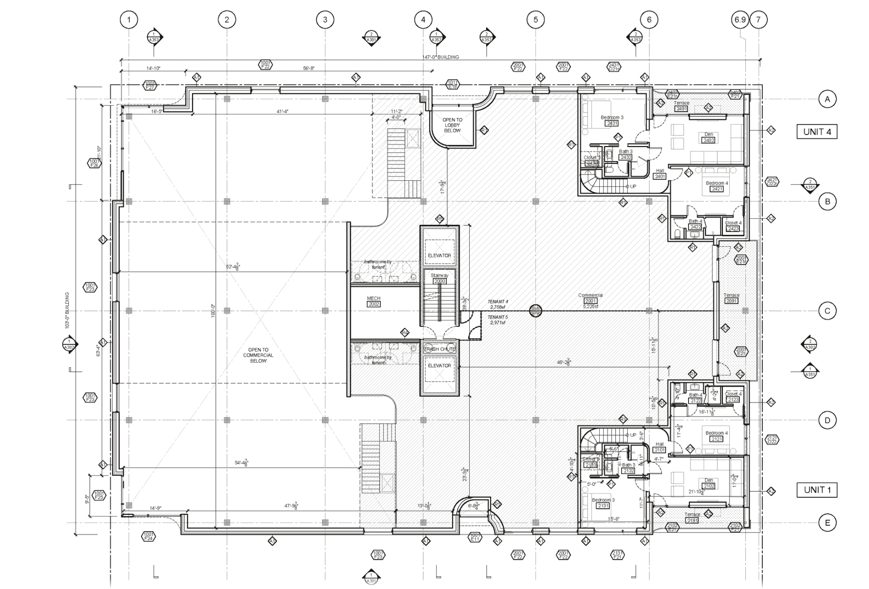 Second floor plan
