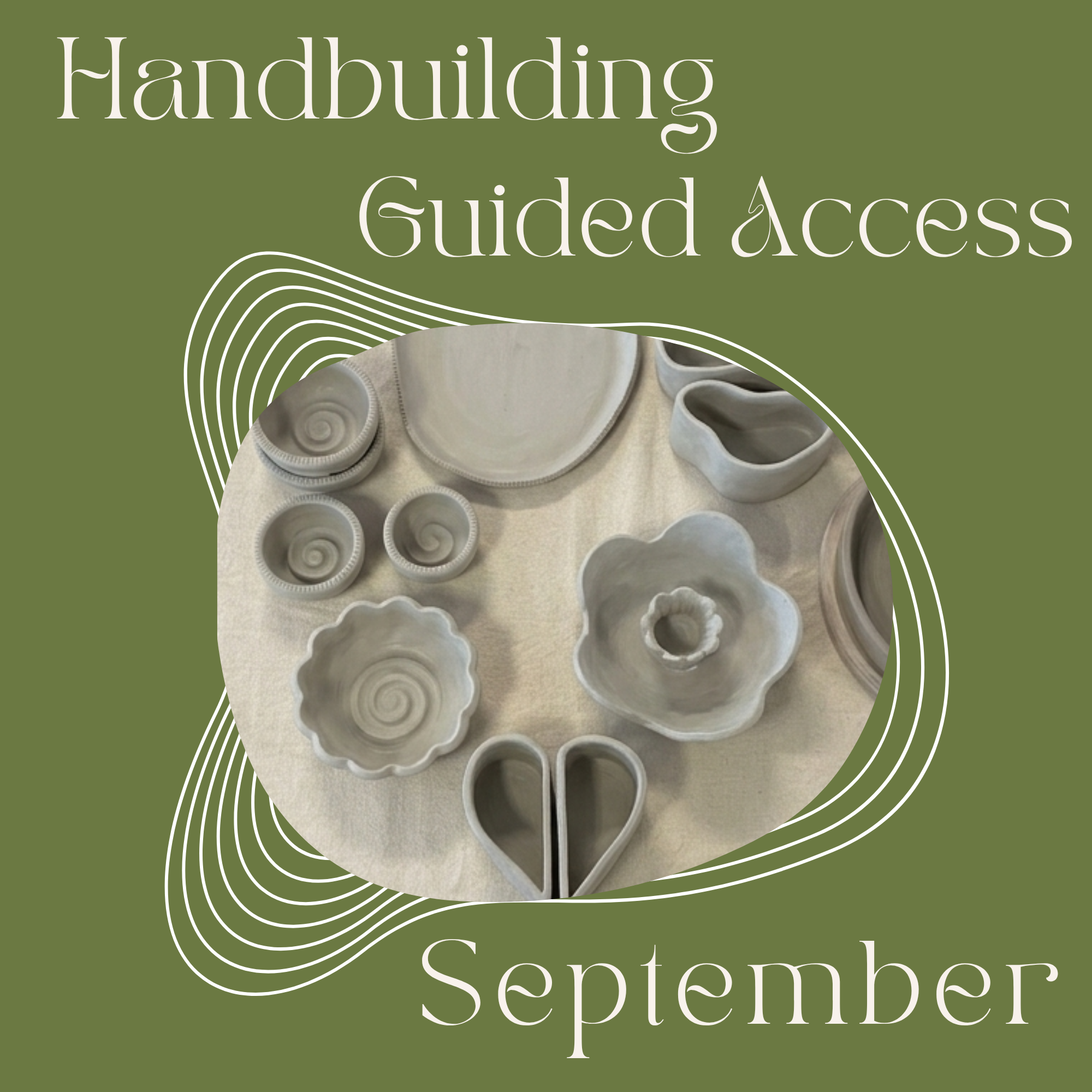 Friday Afternoon Hand-building Guided Studio Access - Sept 11th - Oct 2nd, 2026 | 1:00-4:00pm