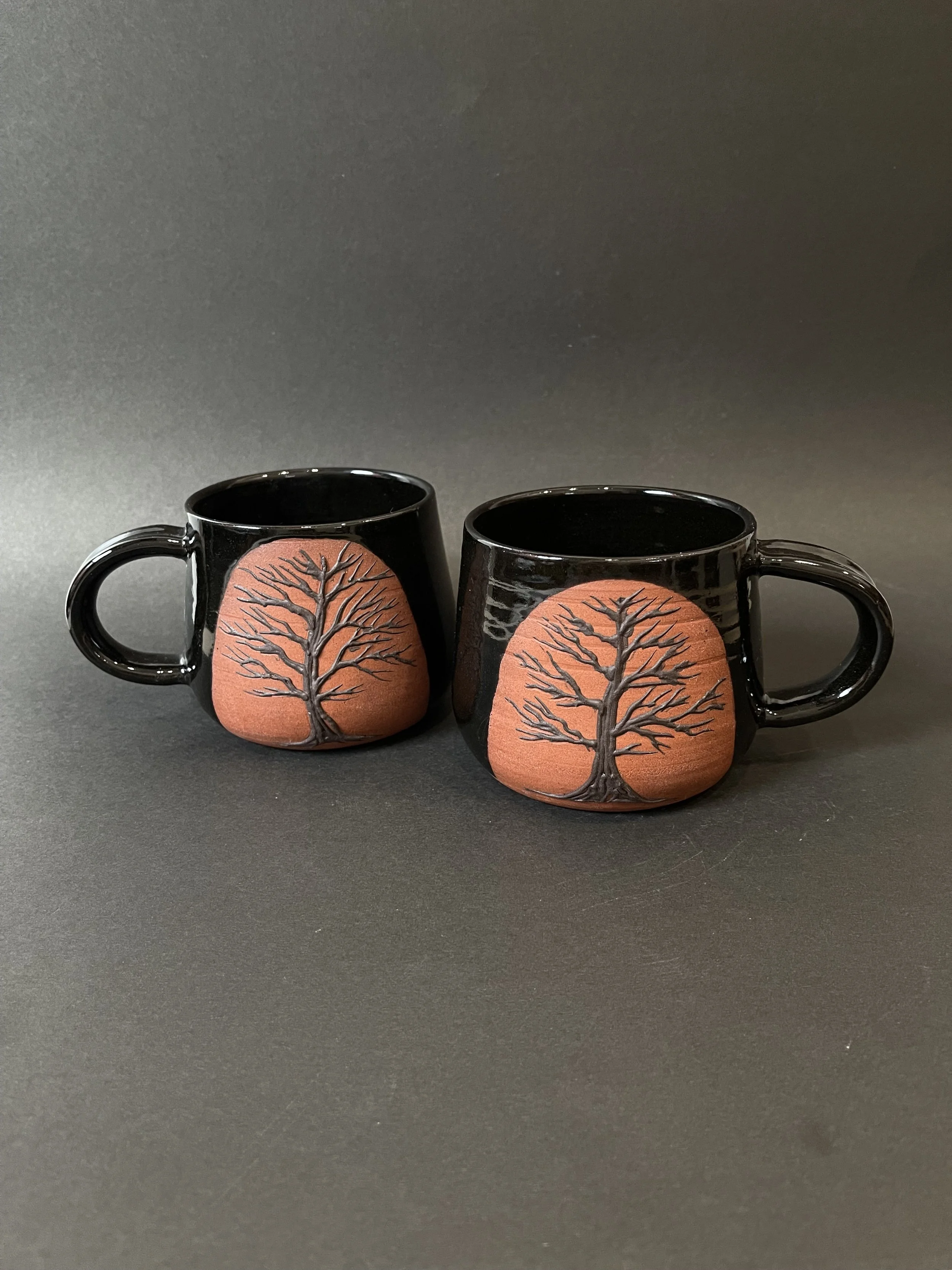 Medium Midnight Slip Tree Latte Mug